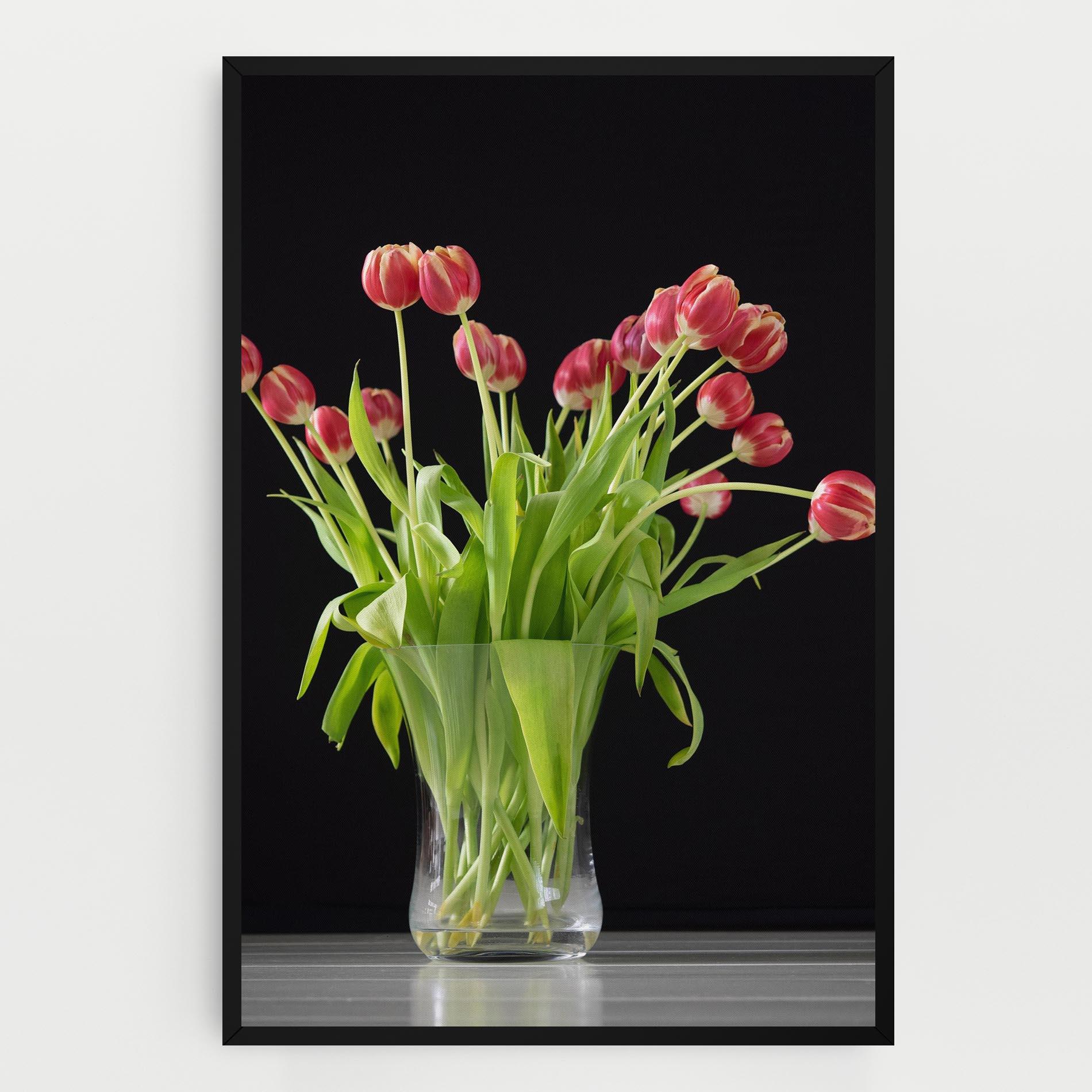 Obraz na Płótnie Tiny Tulips Vase mockup 0