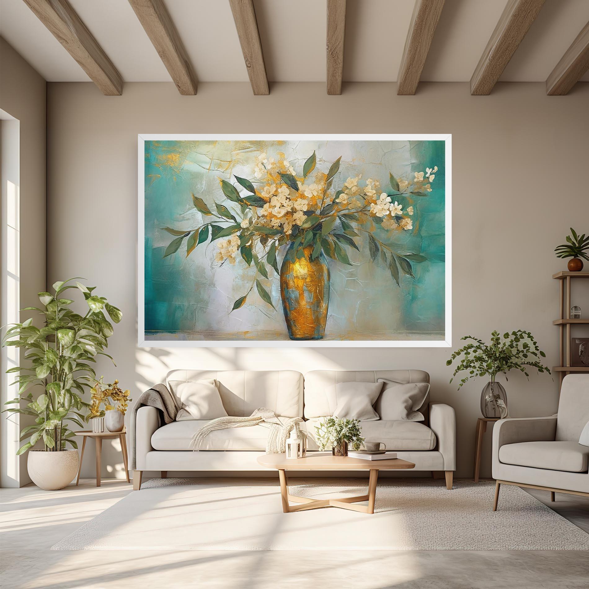 Obraz na Płótnie Abstract Vase Art mockup 6