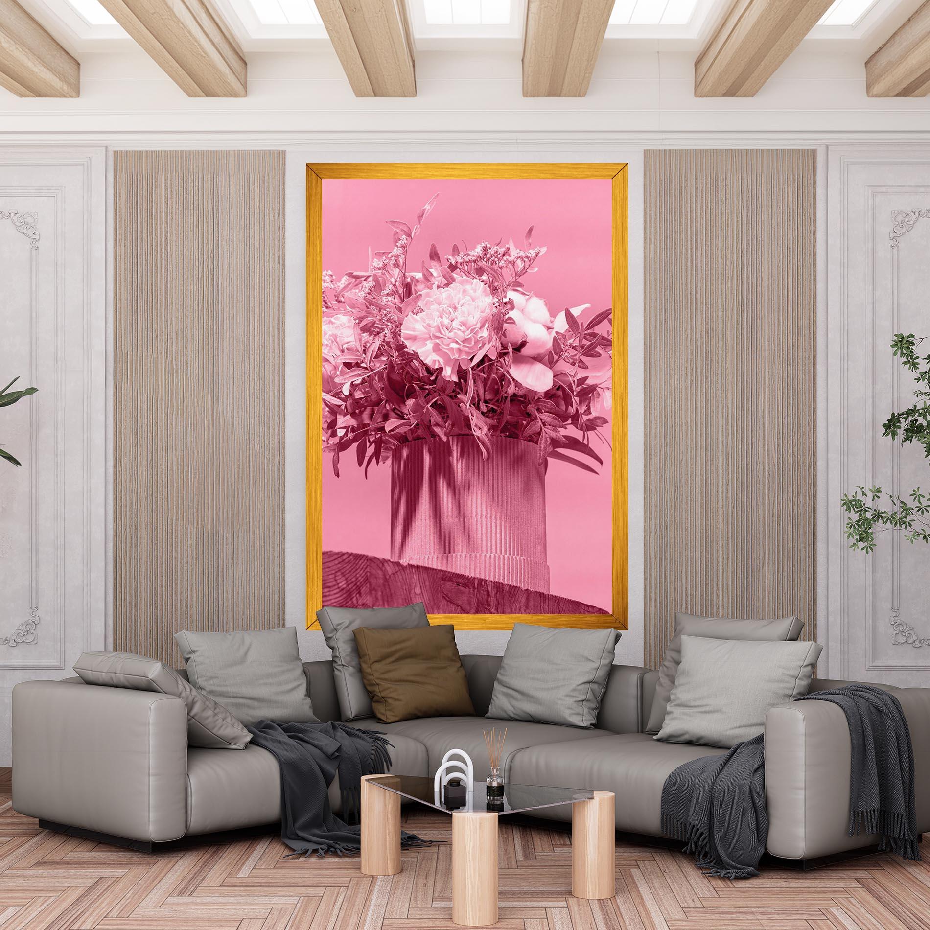 Obraz na Płótnie Pink Light Vase mockup 6