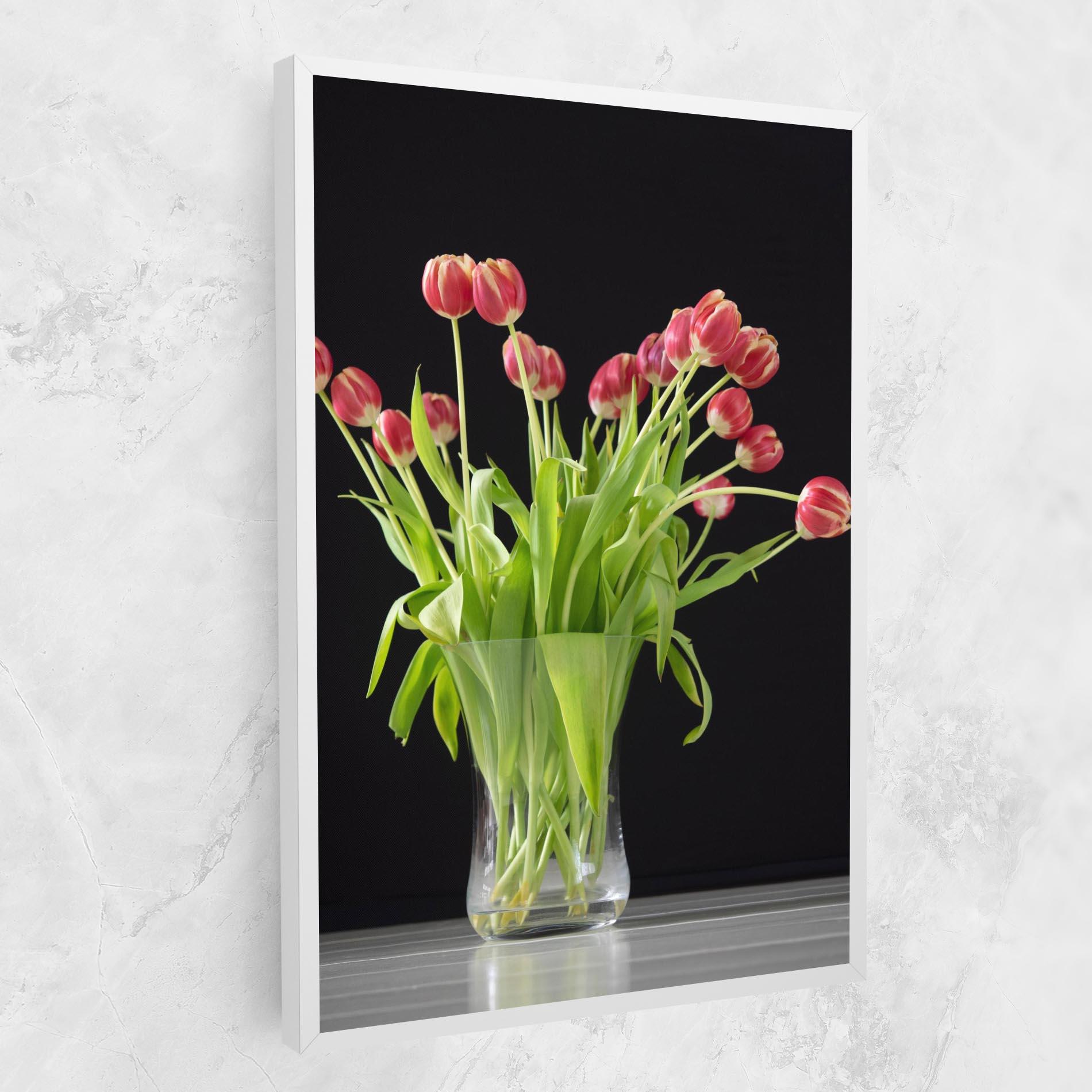 Obraz na Płótnie Tiny Tulips Vase mockup 1