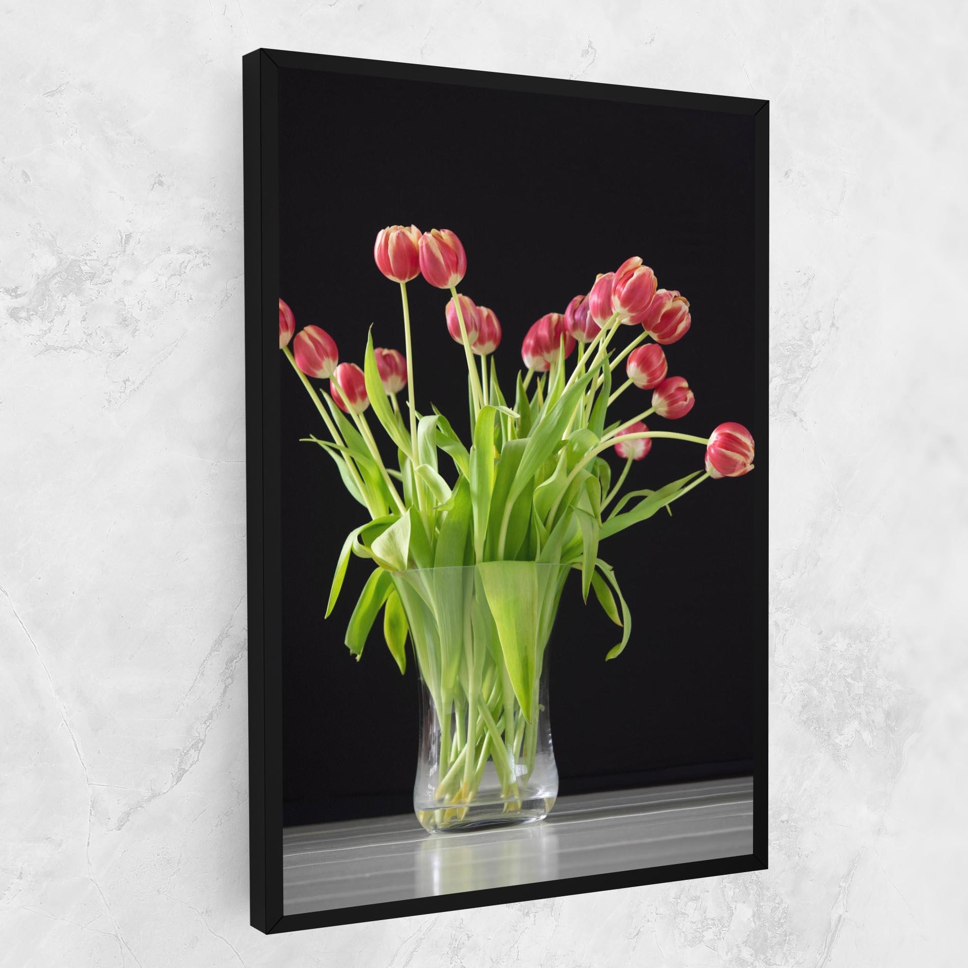 Obraz na Płótnie Tiny Tulips Vase mockup 1