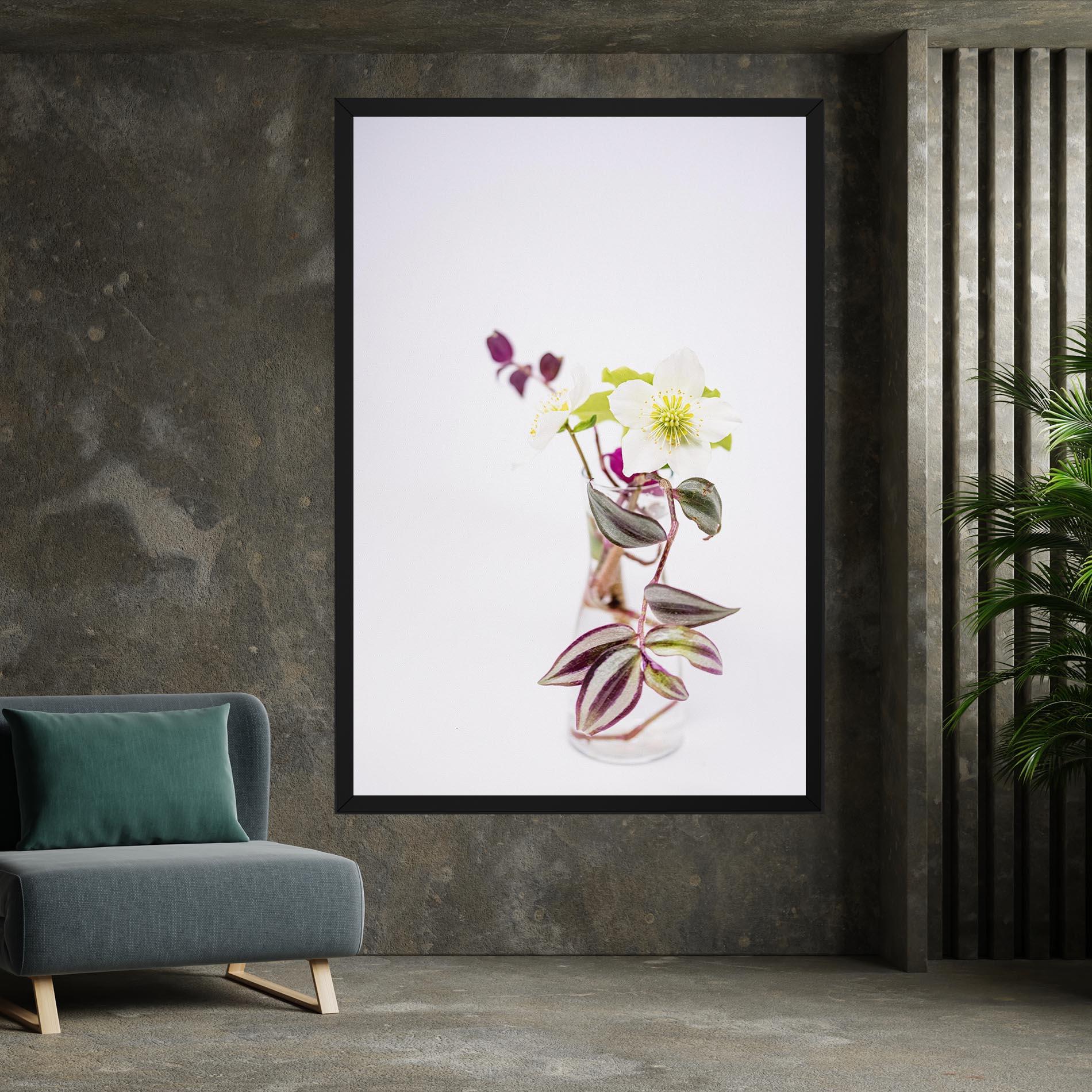 Obraz na Płótnie Pretty Leaf Vase mockup 7