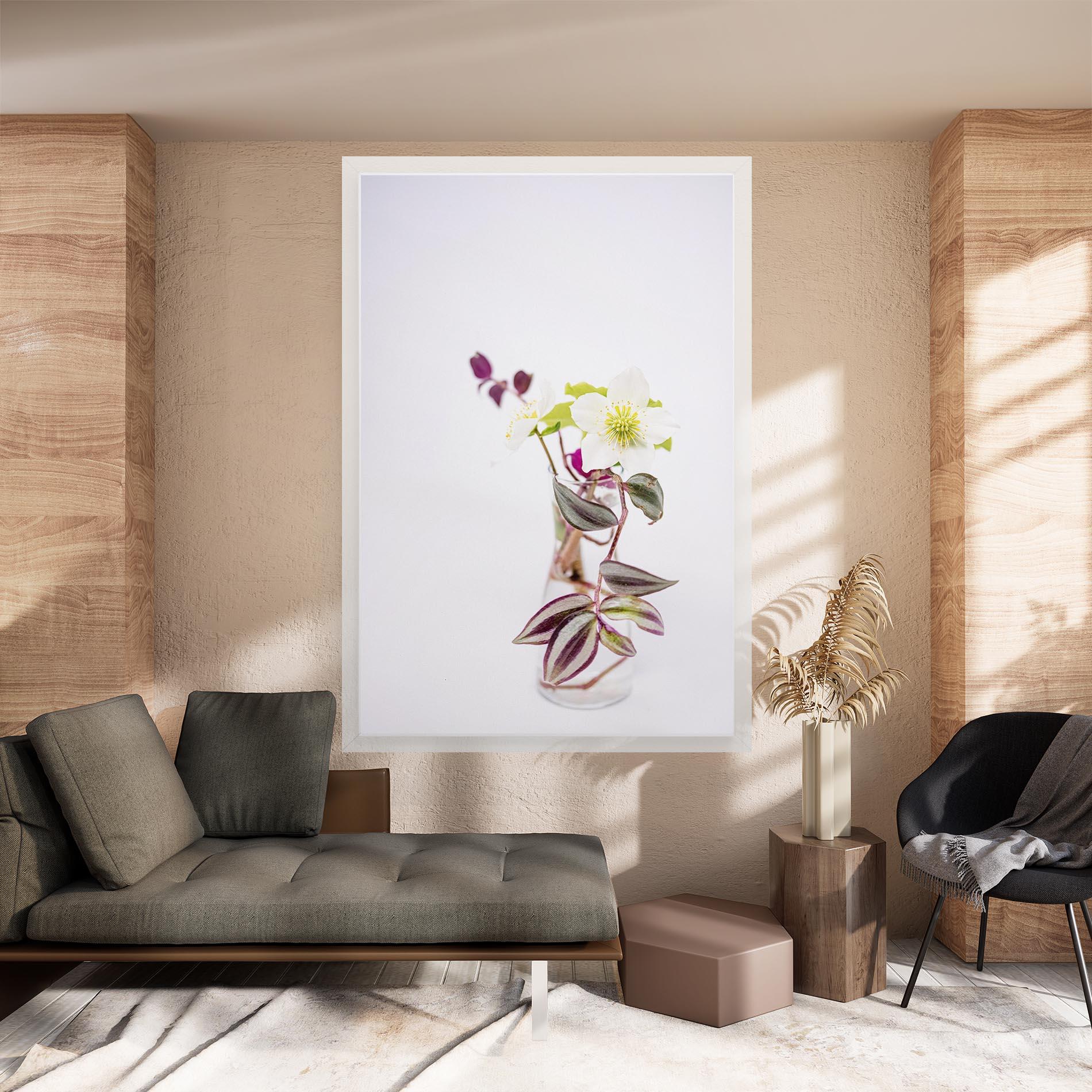 Obraz na Płótnie Pretty Leaf Vase mockup 8