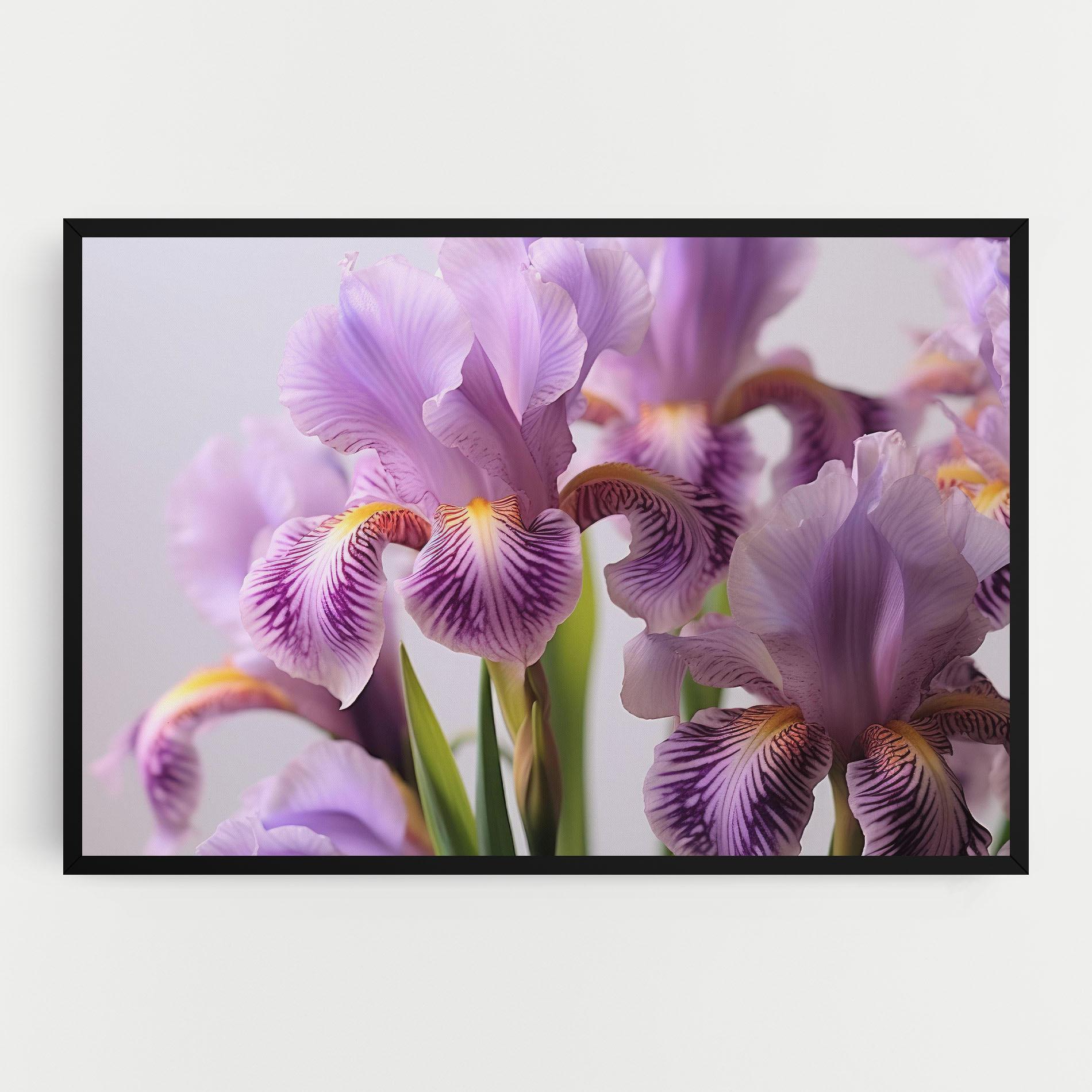 Obraz na Płótnie Iris In Vase mockup 0