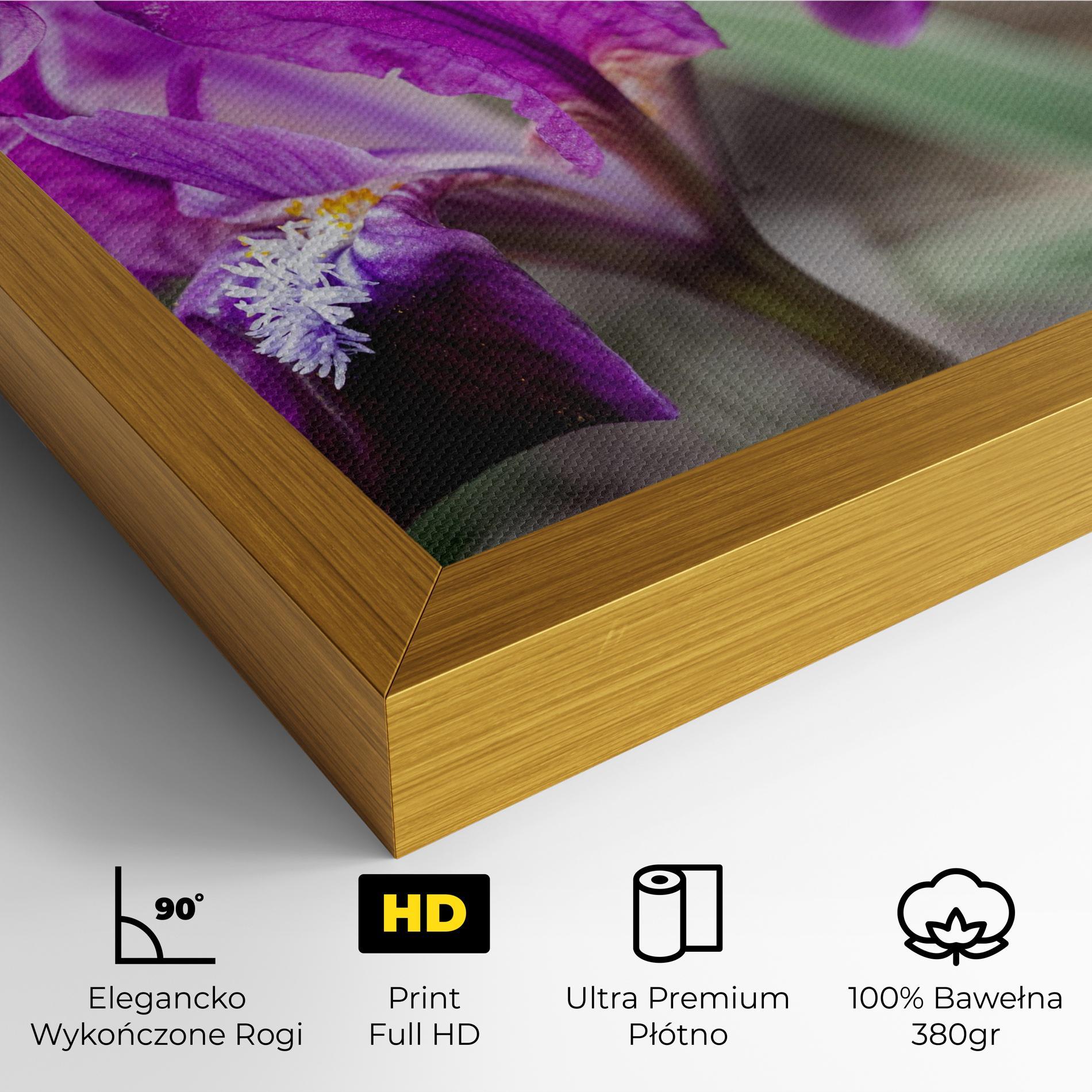 Obraz na Płótnie Dark Pink Iris mockup 4