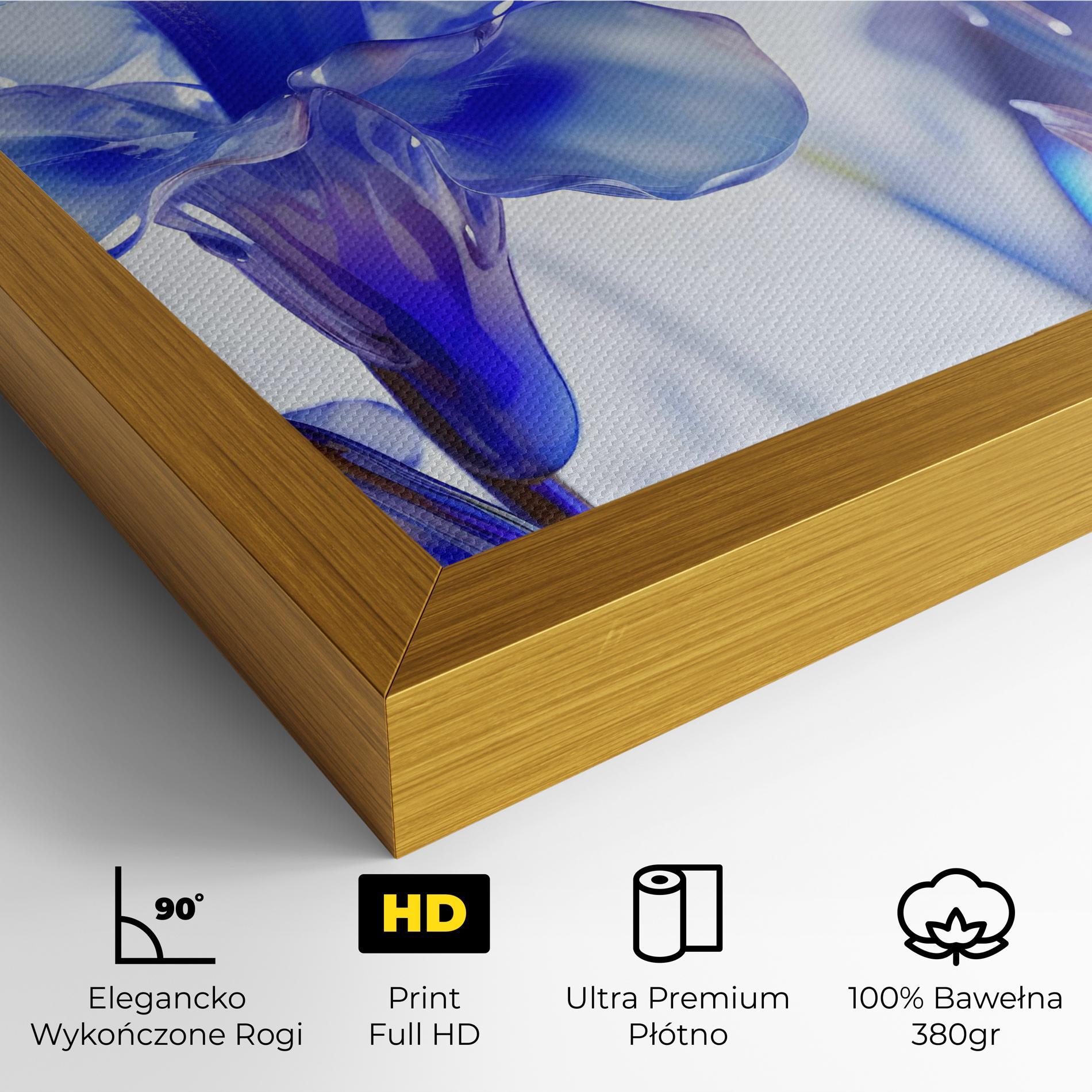 Obraz na Płótnie Iris Glass mockup 4