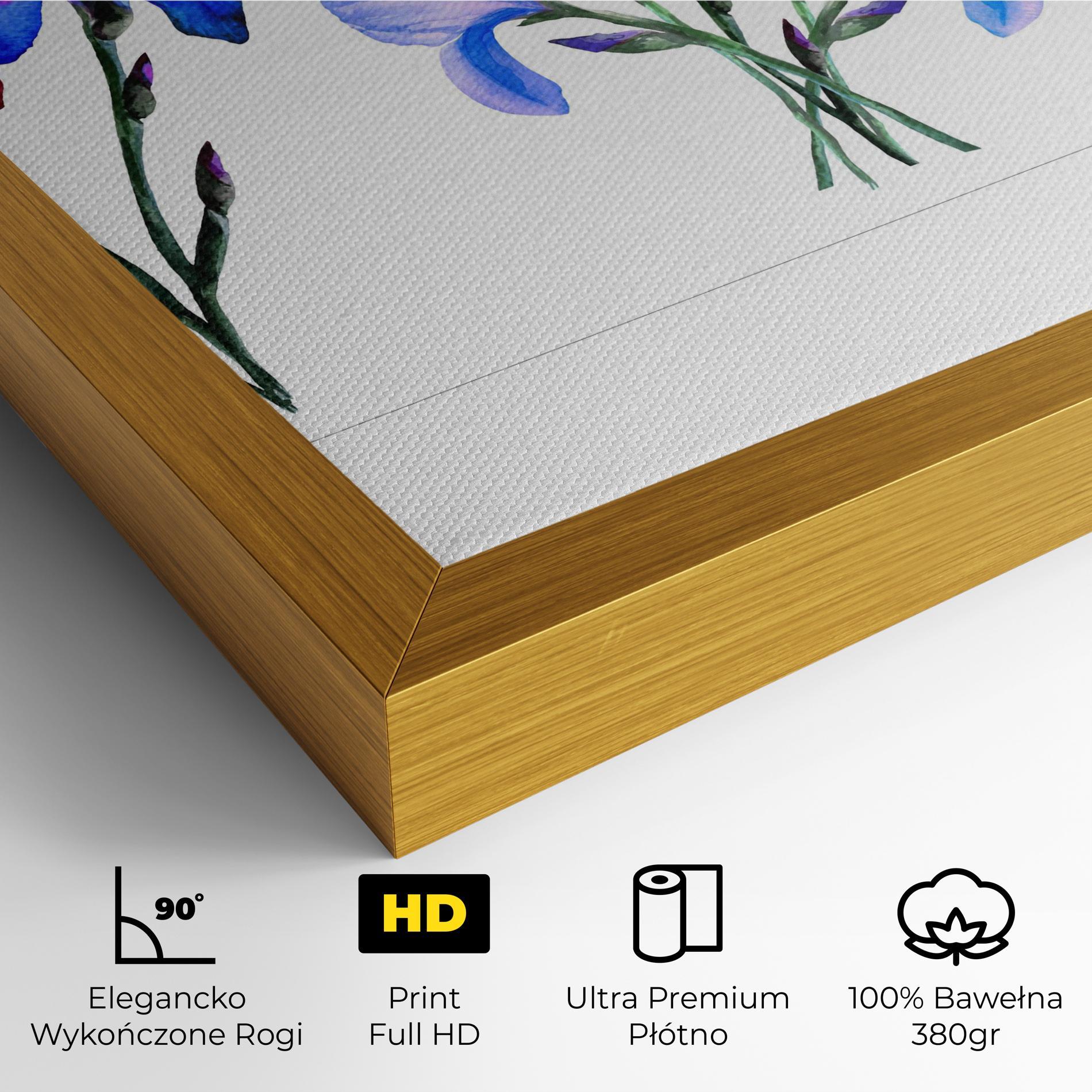 Obraz na Płótnie Iris Set mockup 4