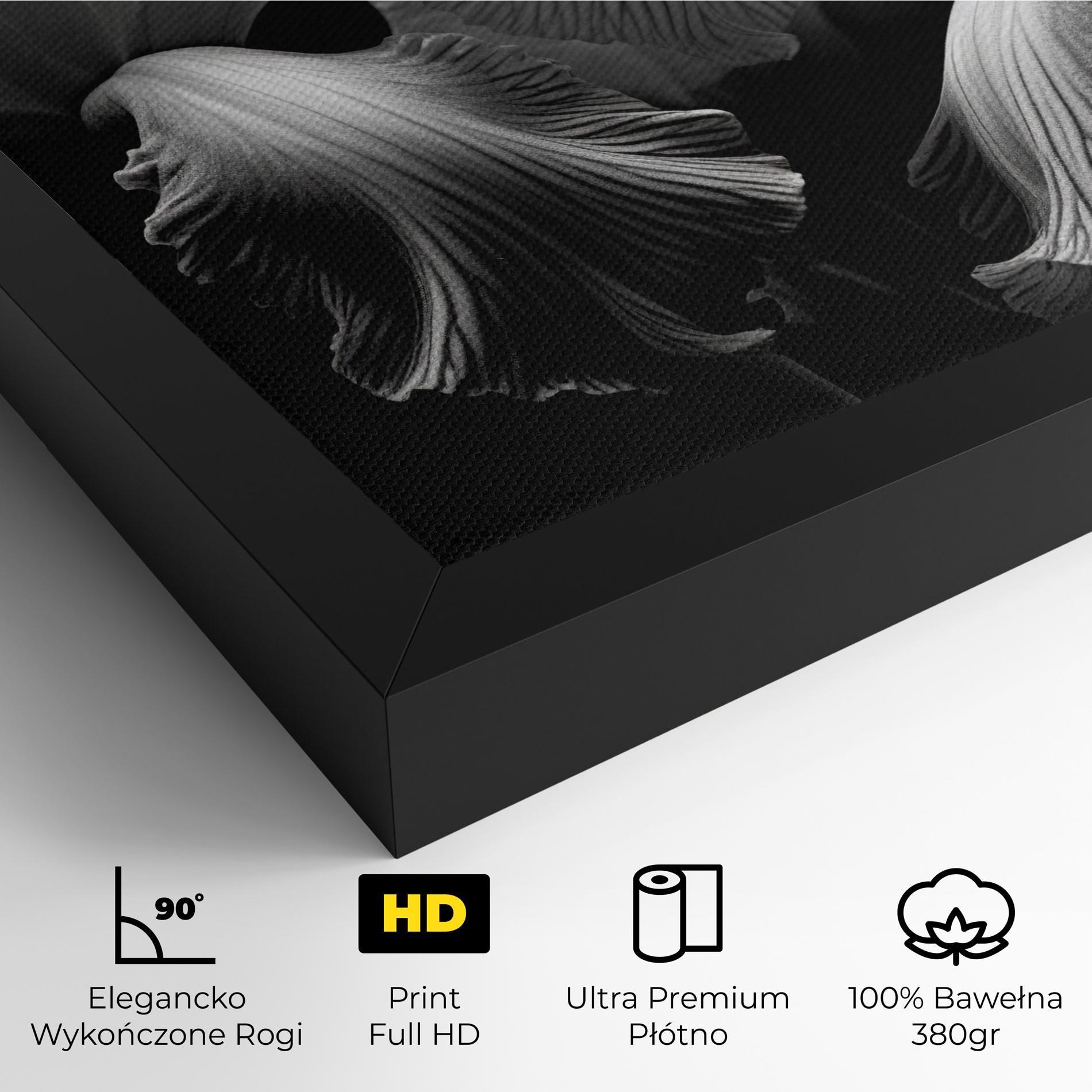 Obraz na Płótnie Grey Iris mockup 4