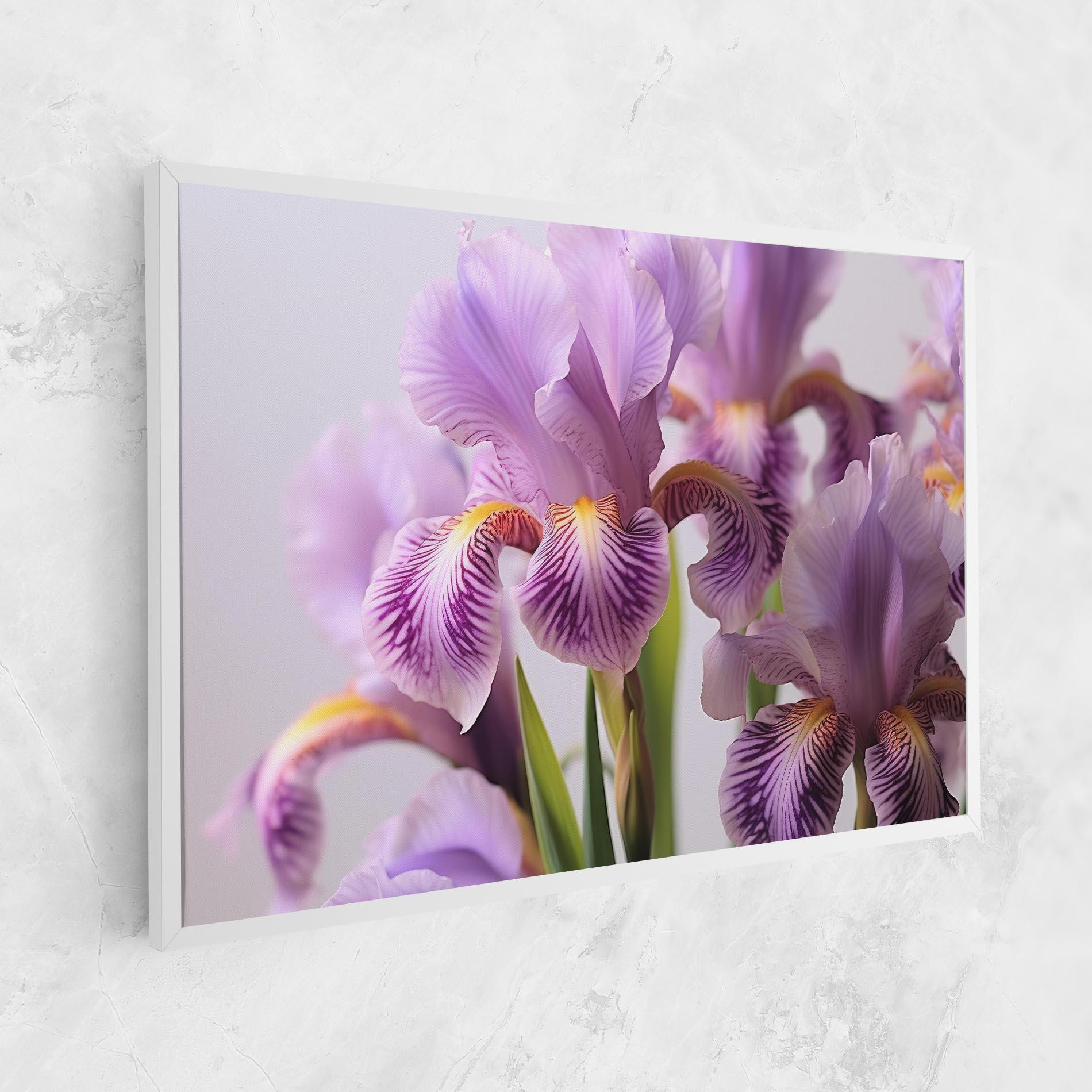 Obraz na Płótnie Iris In Vase mockup 1