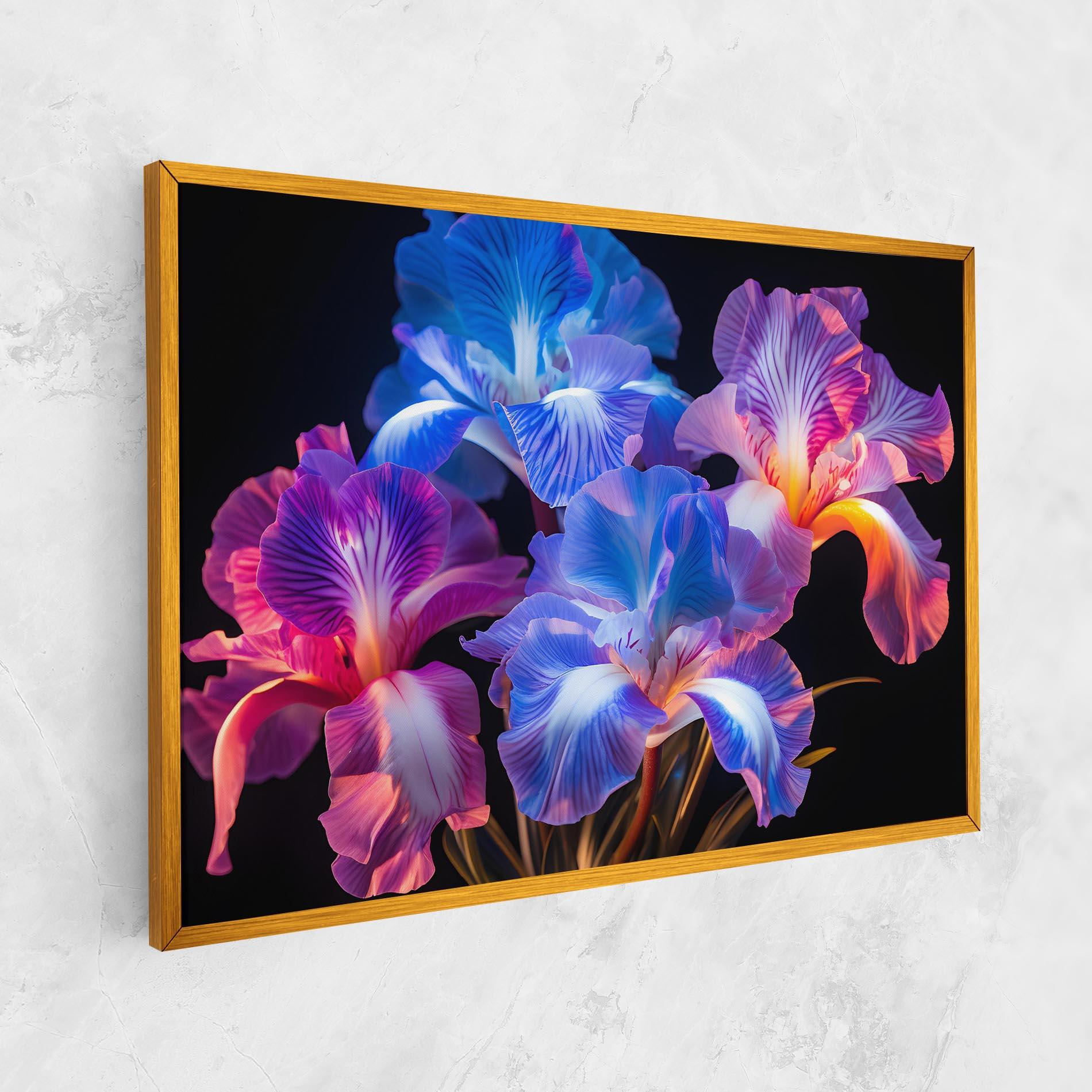 Obraz na Płótnie Blue Light Iris mockup 1