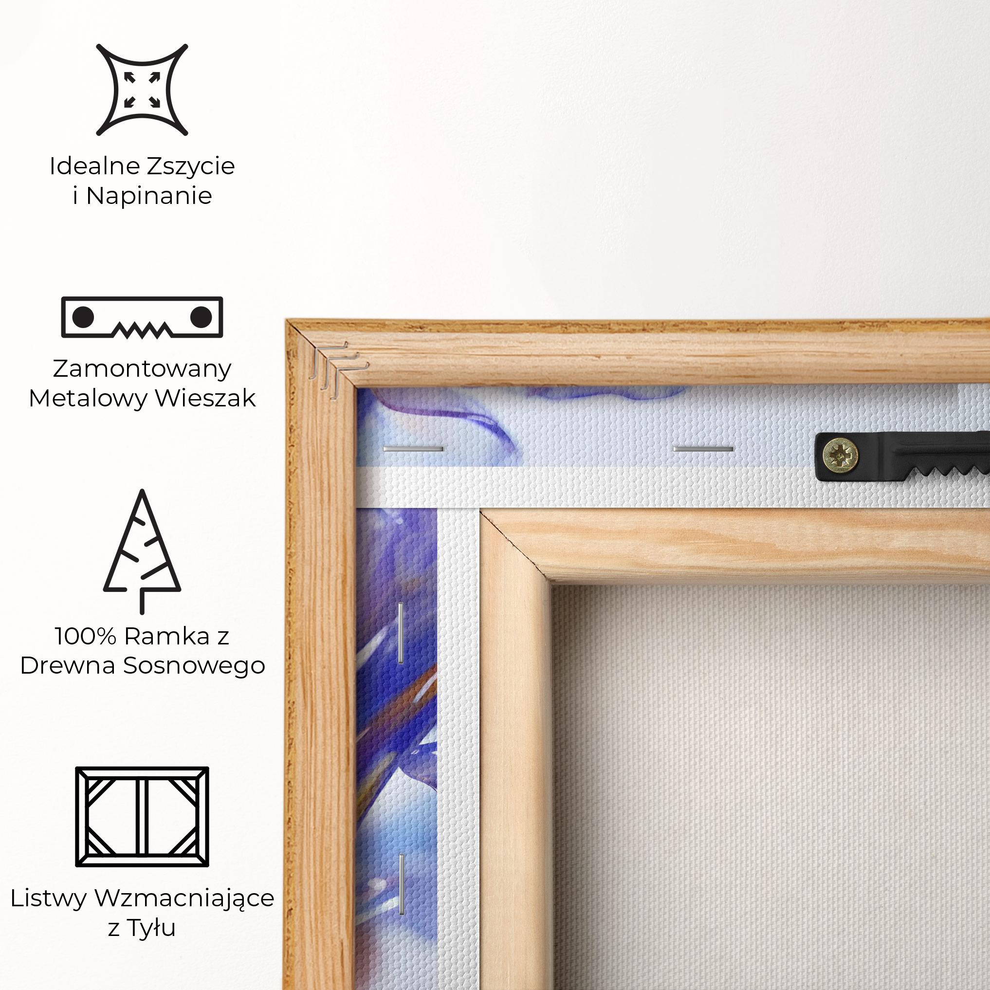 Obraz na Płótnie Iris Glass mockup 5