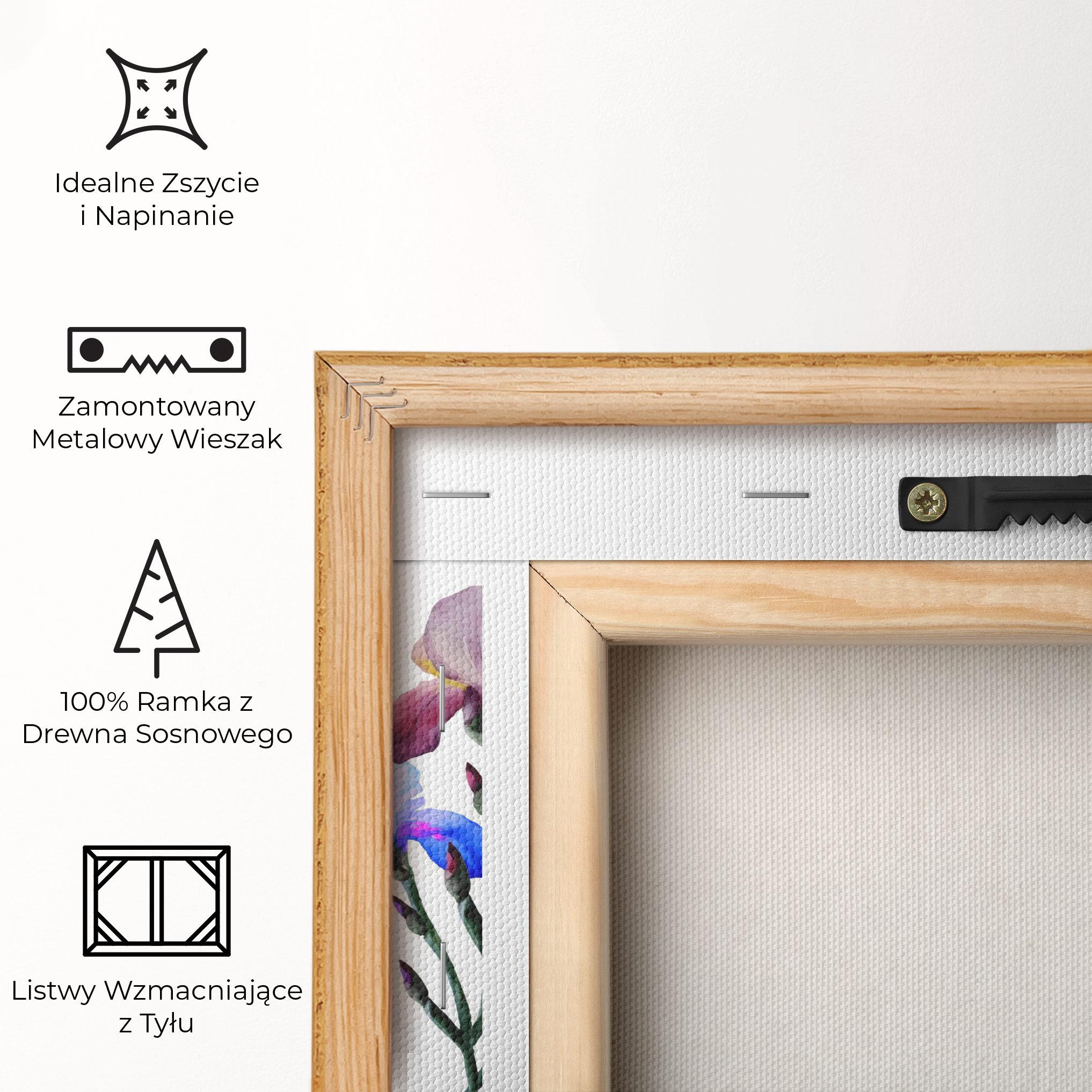 Obraz na Płótnie Iris Set mockup 5