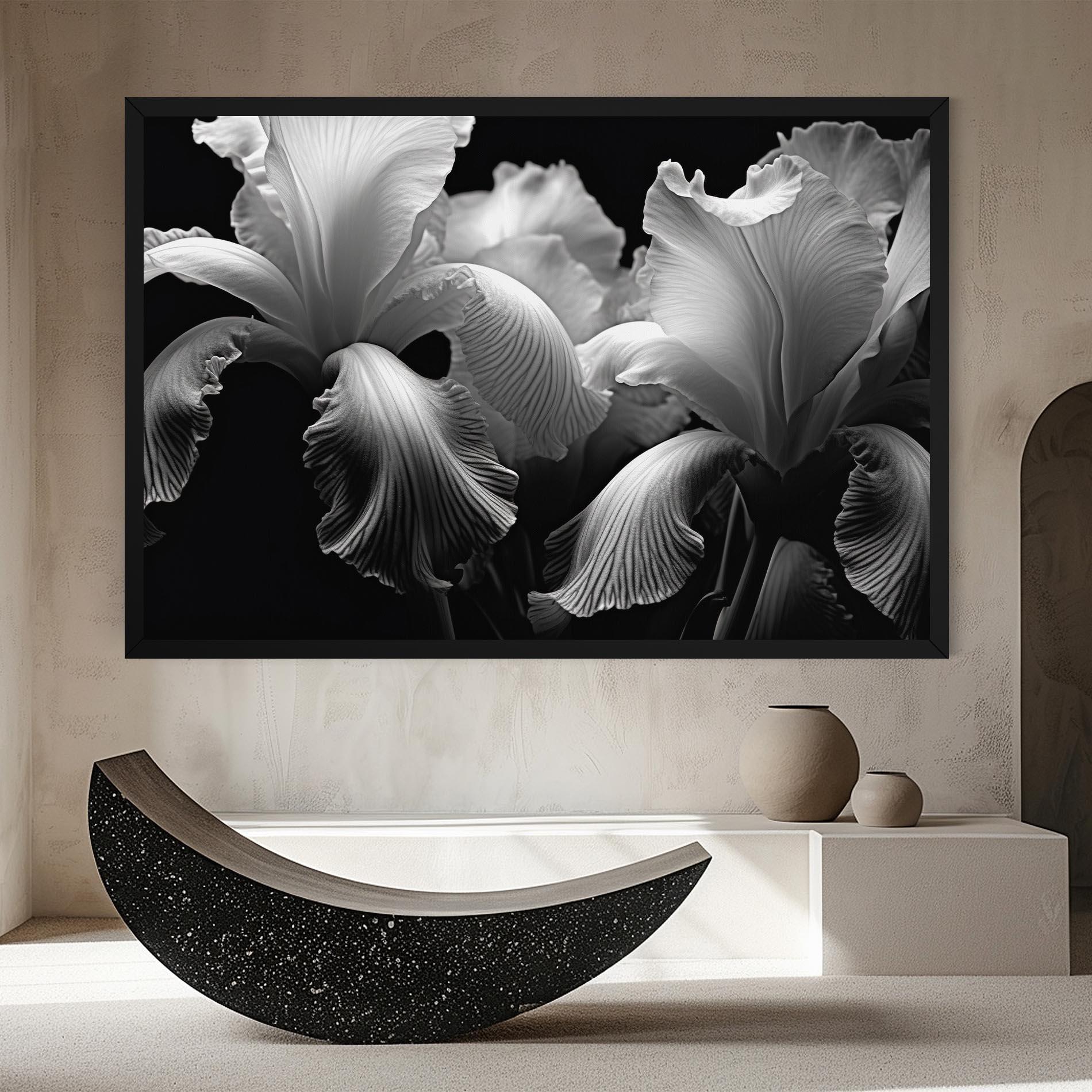 Obraz na Płótnie Grey Iris mockup 8