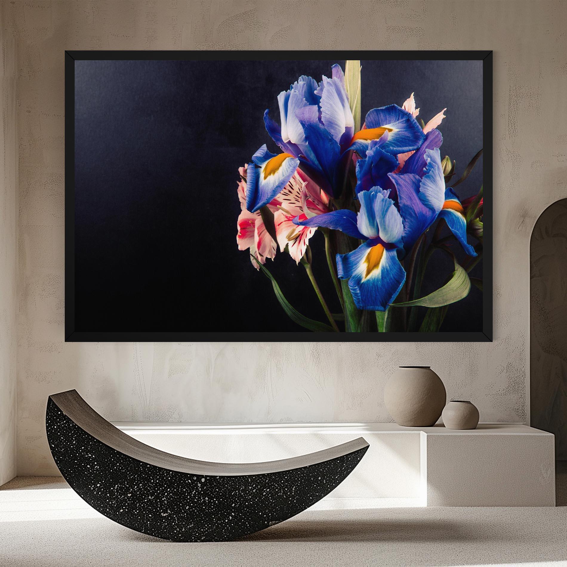 Obraz na Płótnie Iris Bouquet mockup 8