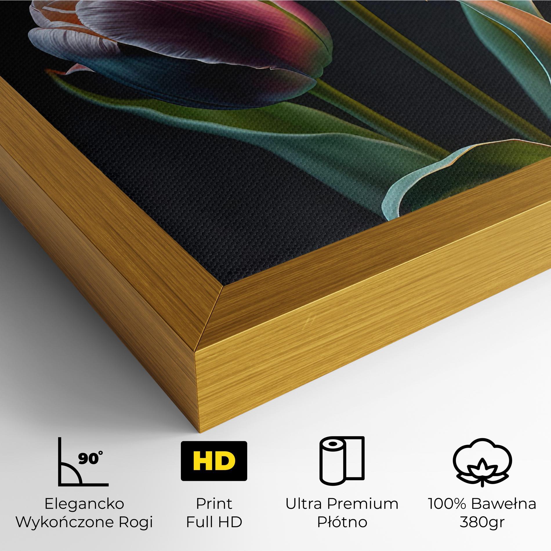 Obraz na Płótnie Light Purple Tulips mockup 4