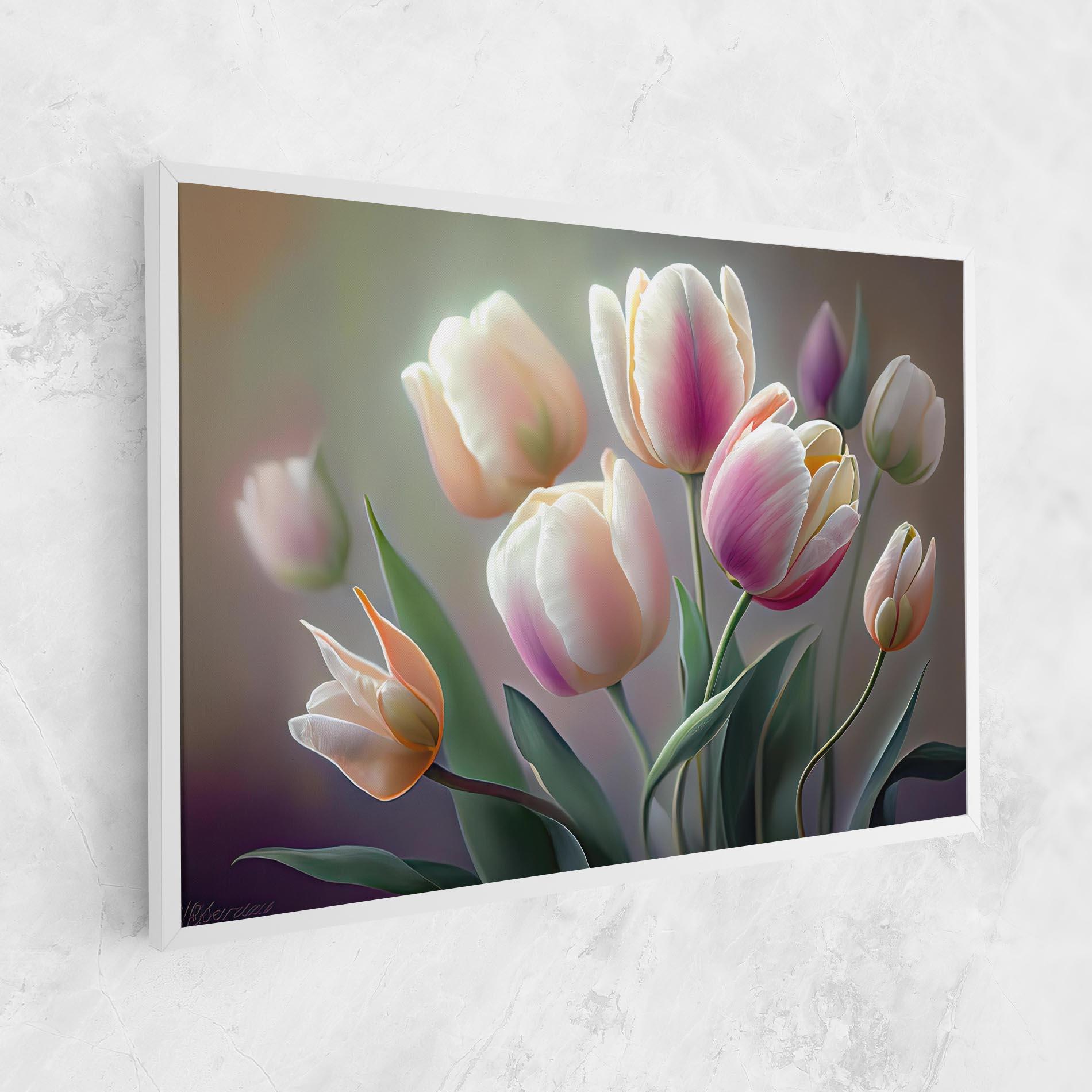 Obraz na Płótnie Pretty Tulips mockup 1