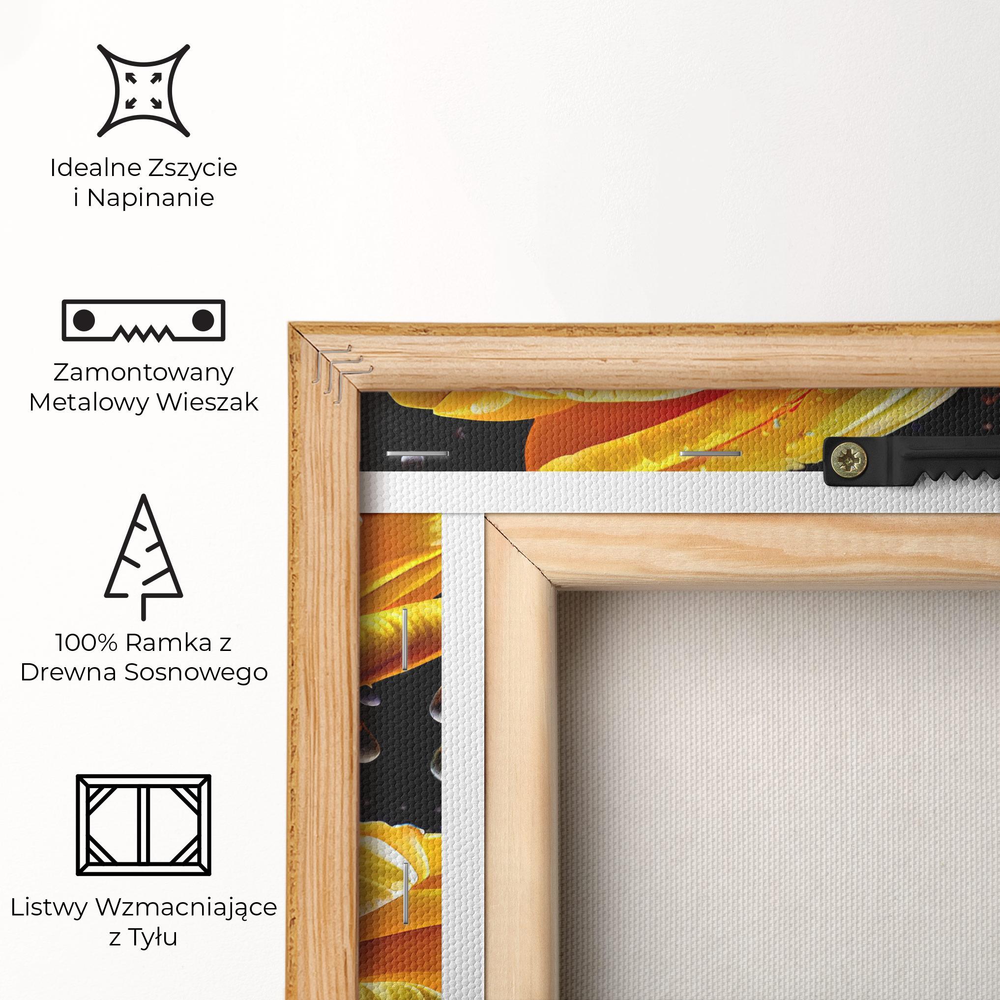 Obraz na Płótnie 3 Yellow Tulips mockup 5