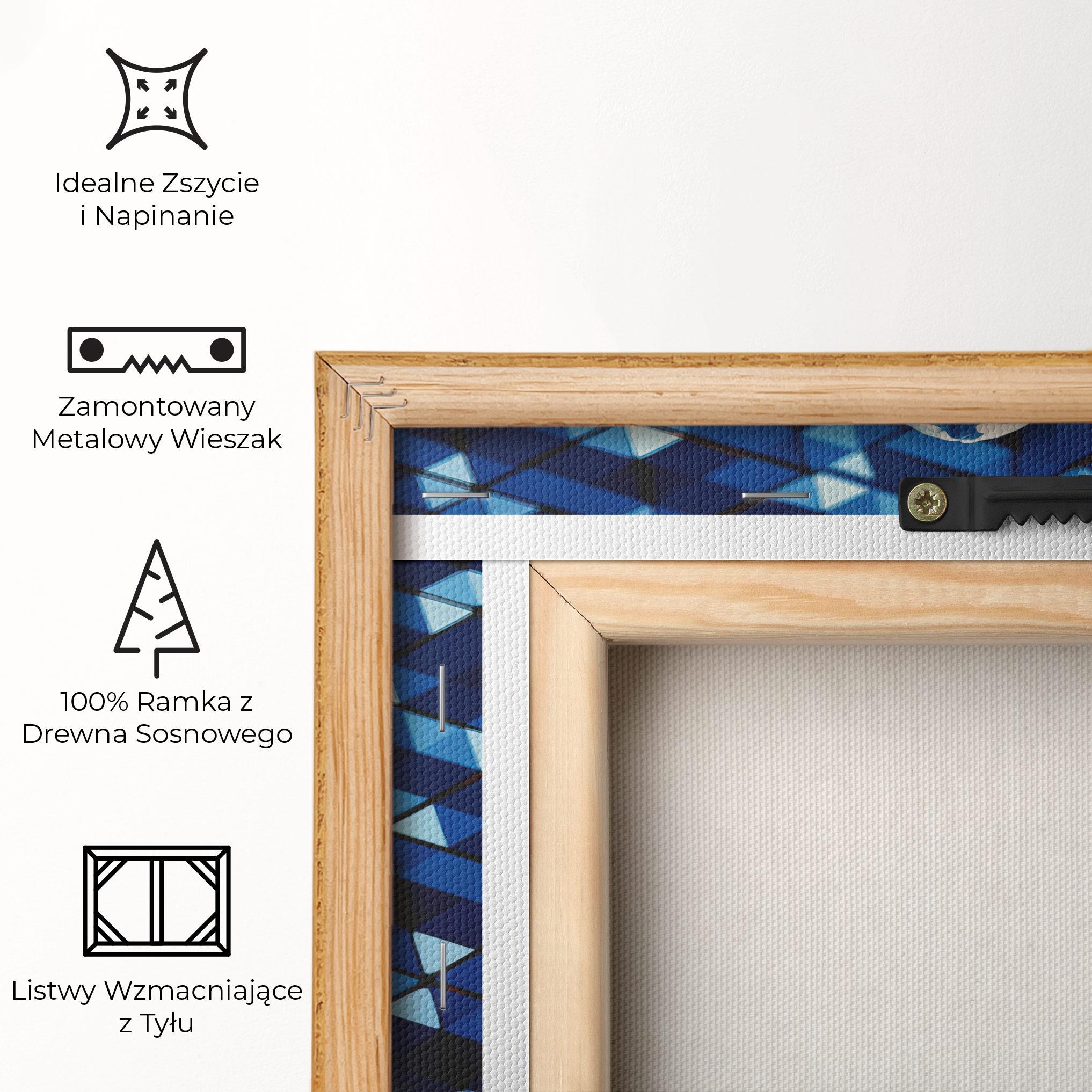 Obraz na Płótnie Blue Tulip mockup 5