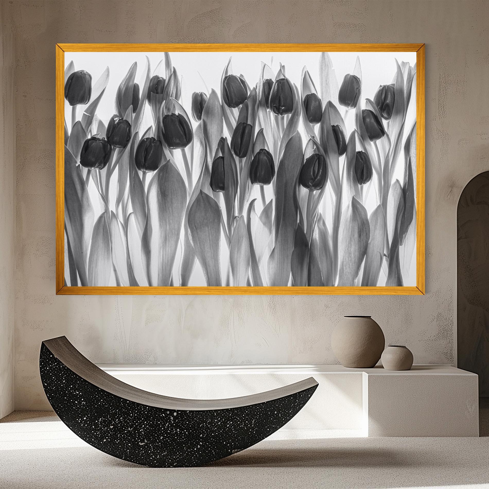 Obraz na Płótnie Grey Tulips mockup 8