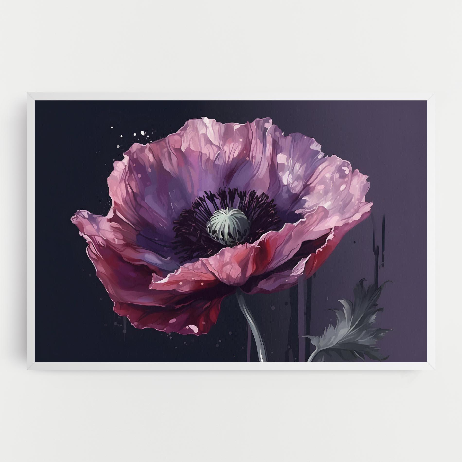 Obraz na Płótnie Light Purple Poppy mockup 0