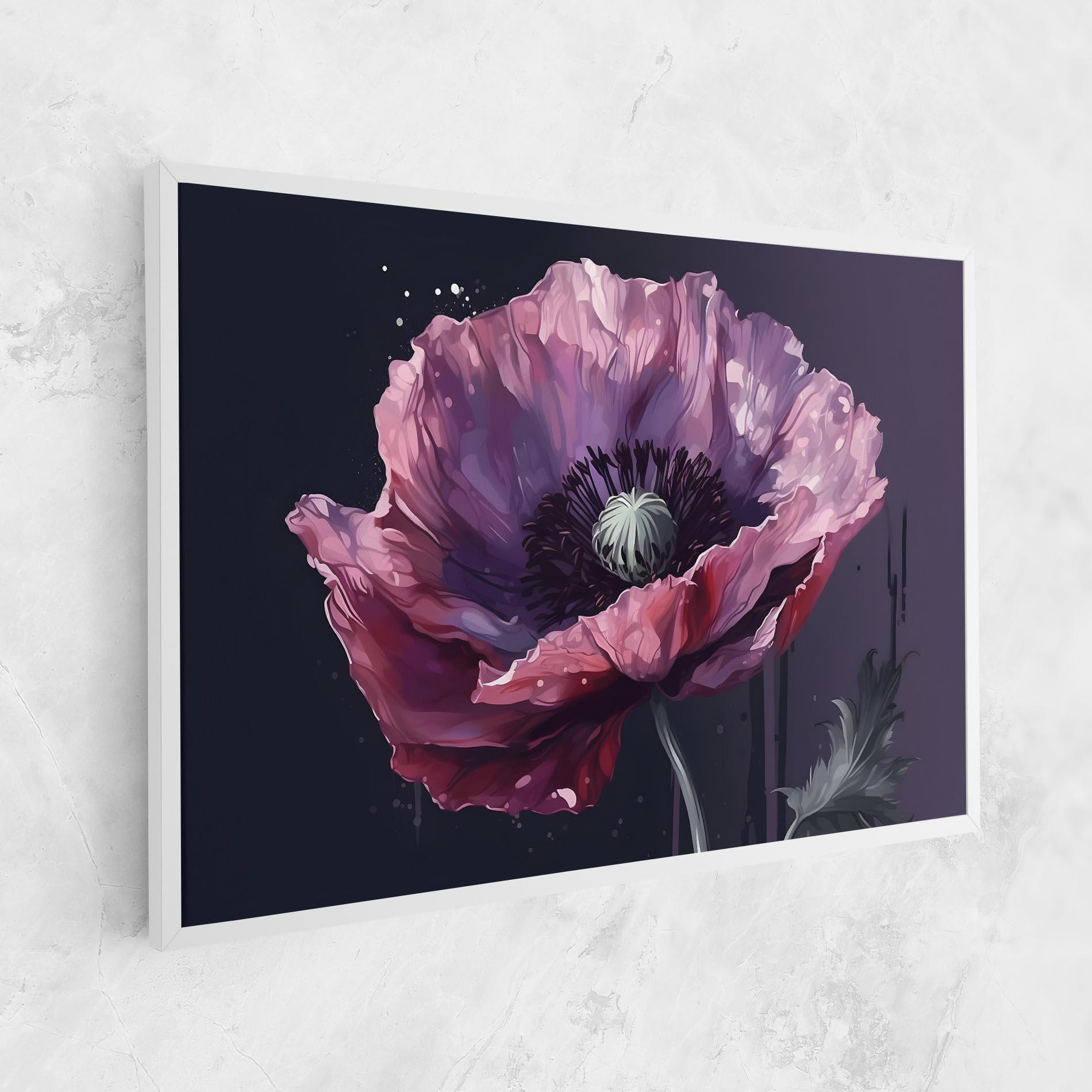 Obraz na Płótnie Light Purple Poppy mockup 1