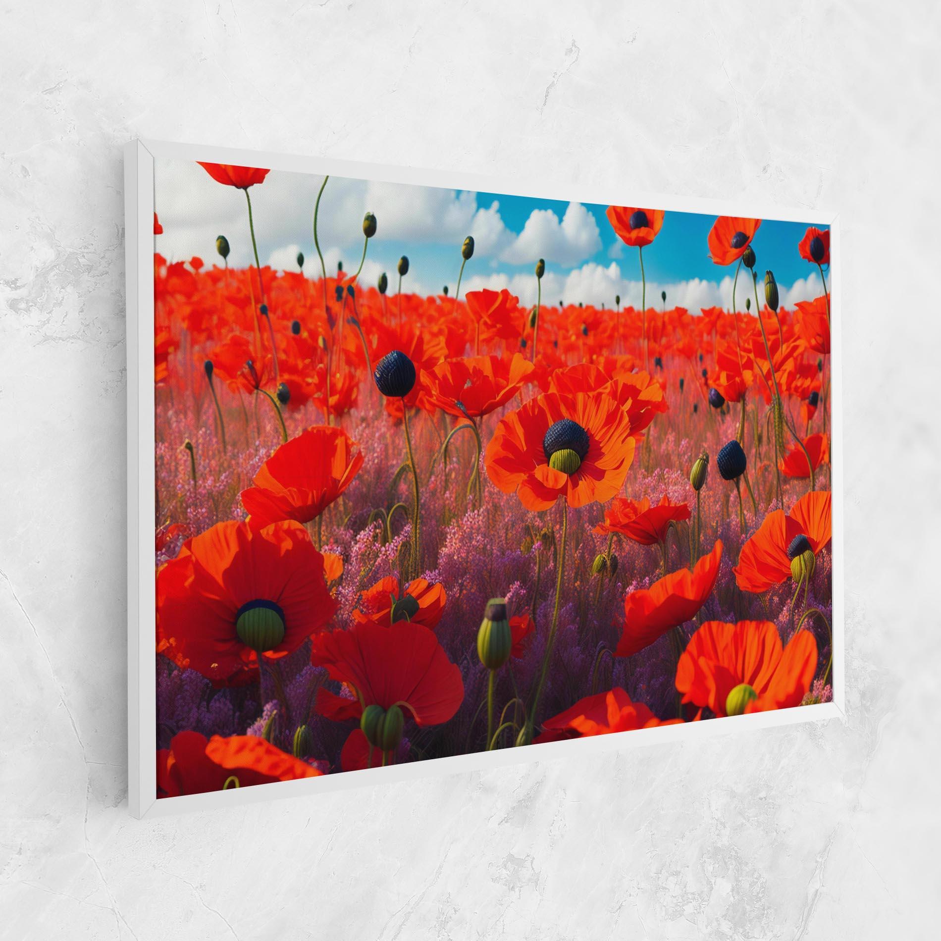 Obraz na Płótnie Wild Poppies mockup 1