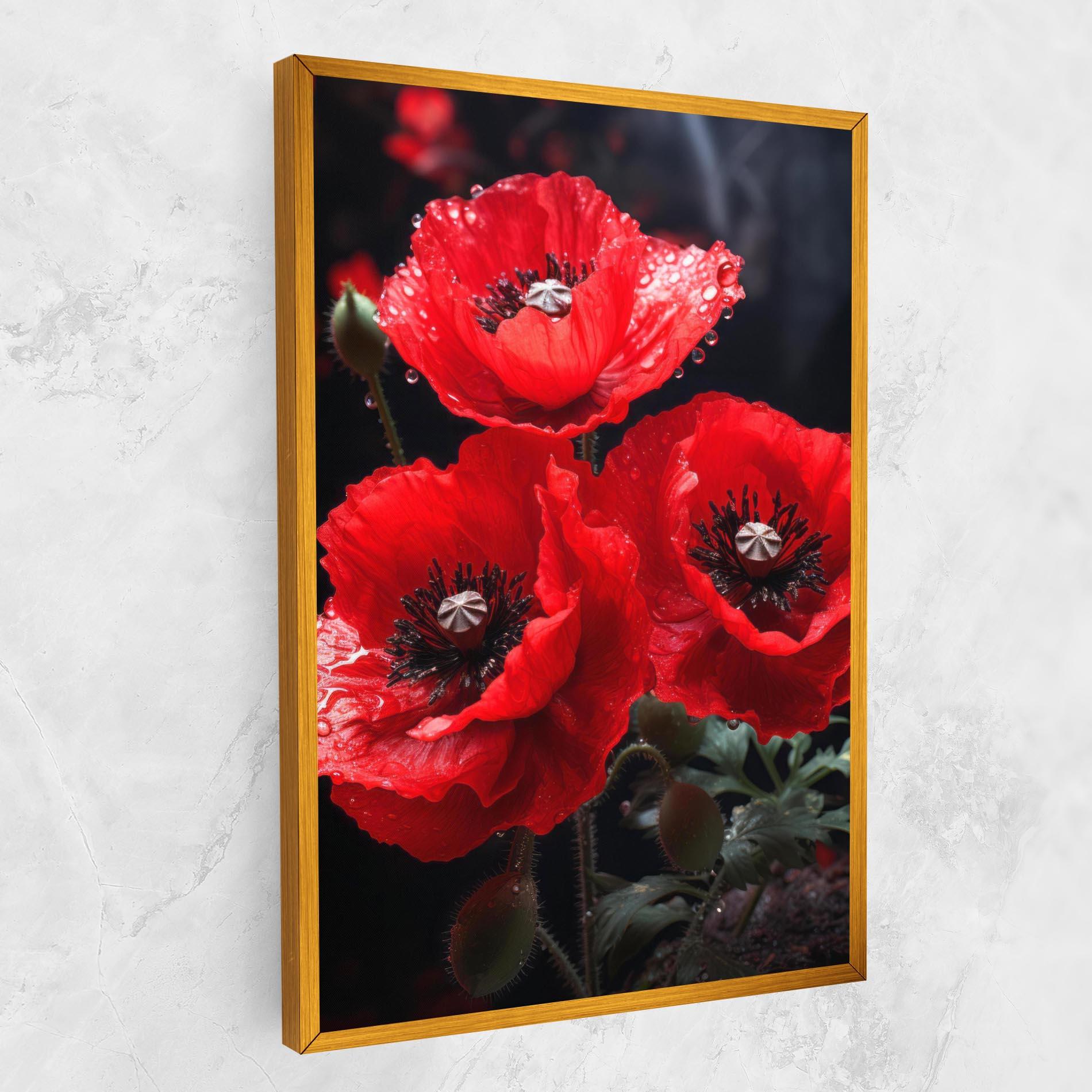 Obraz na Płótnie Red Poppy mockup 1