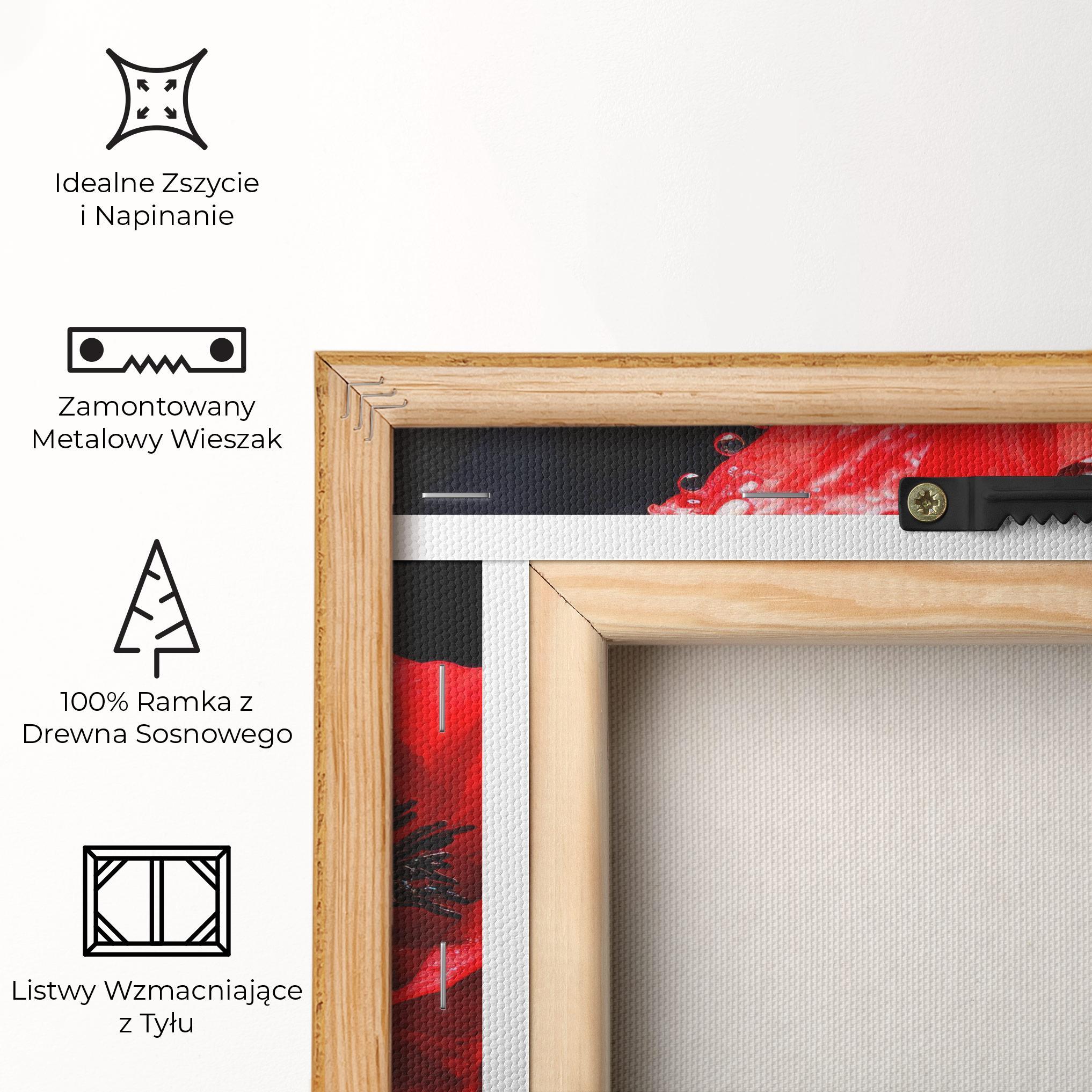 Obraz na Płótnie Red Poppy mockup 5