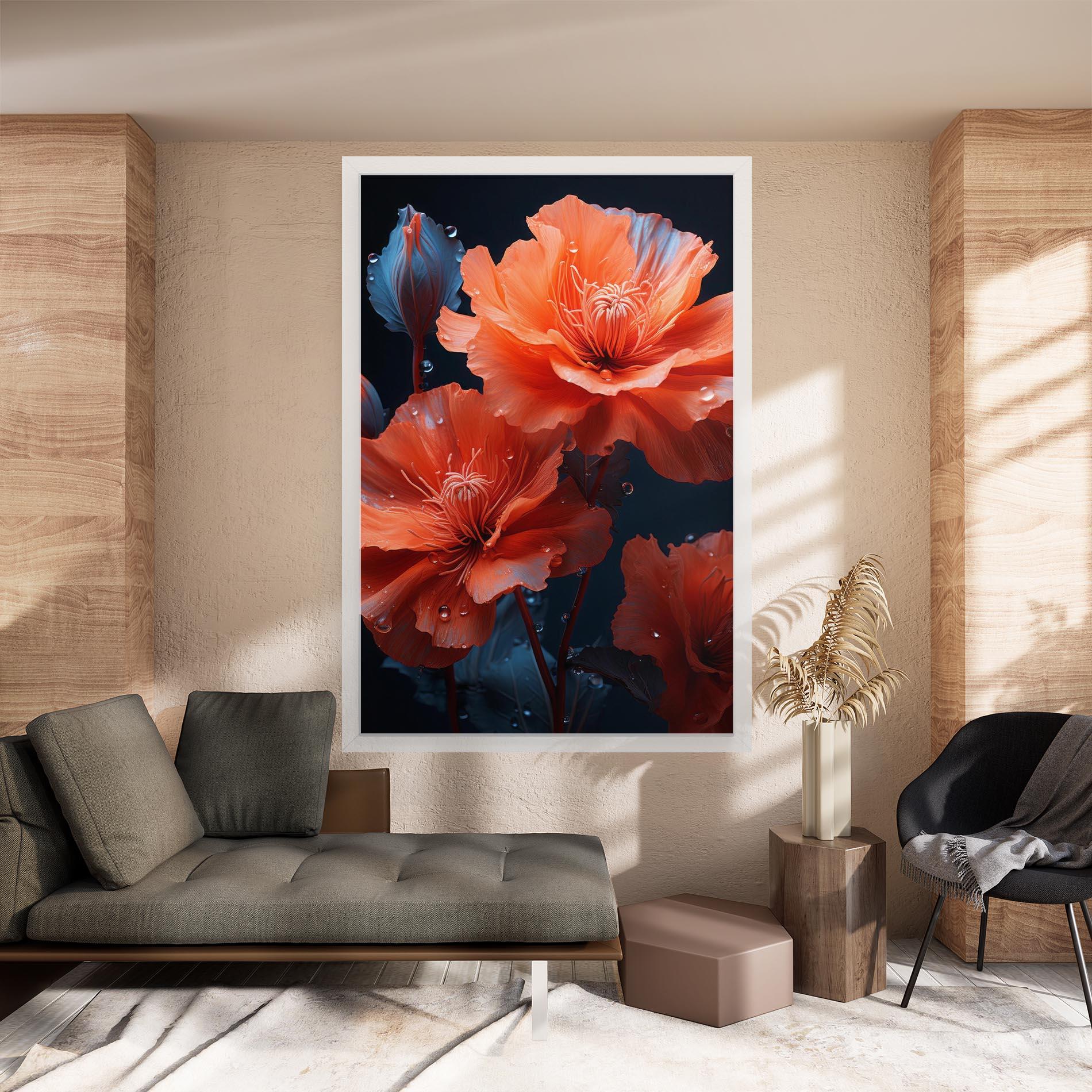 Obraz na Płótnie Orange Poppy mockup 8