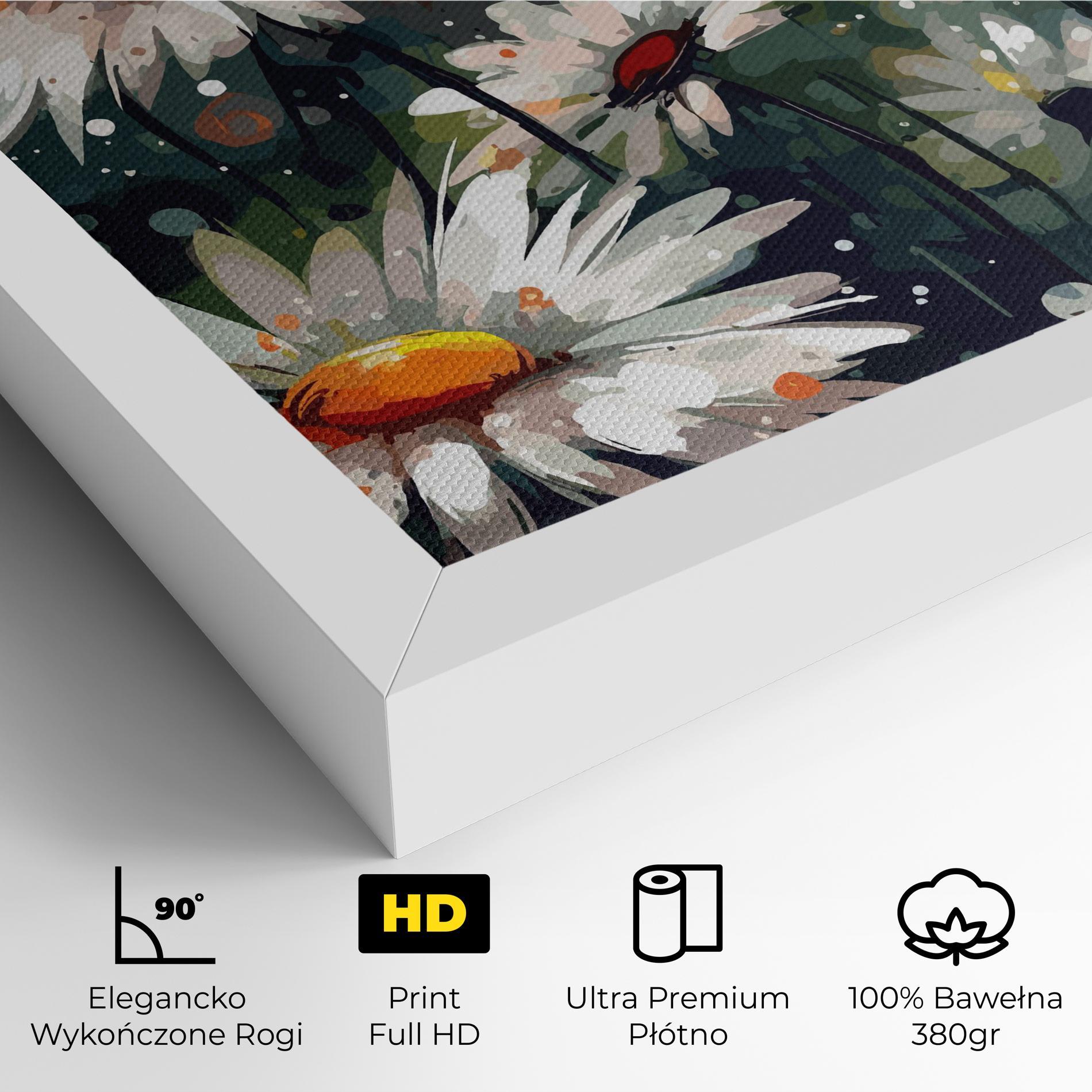 Obraz na Płótnie Daisy Art mockup 4