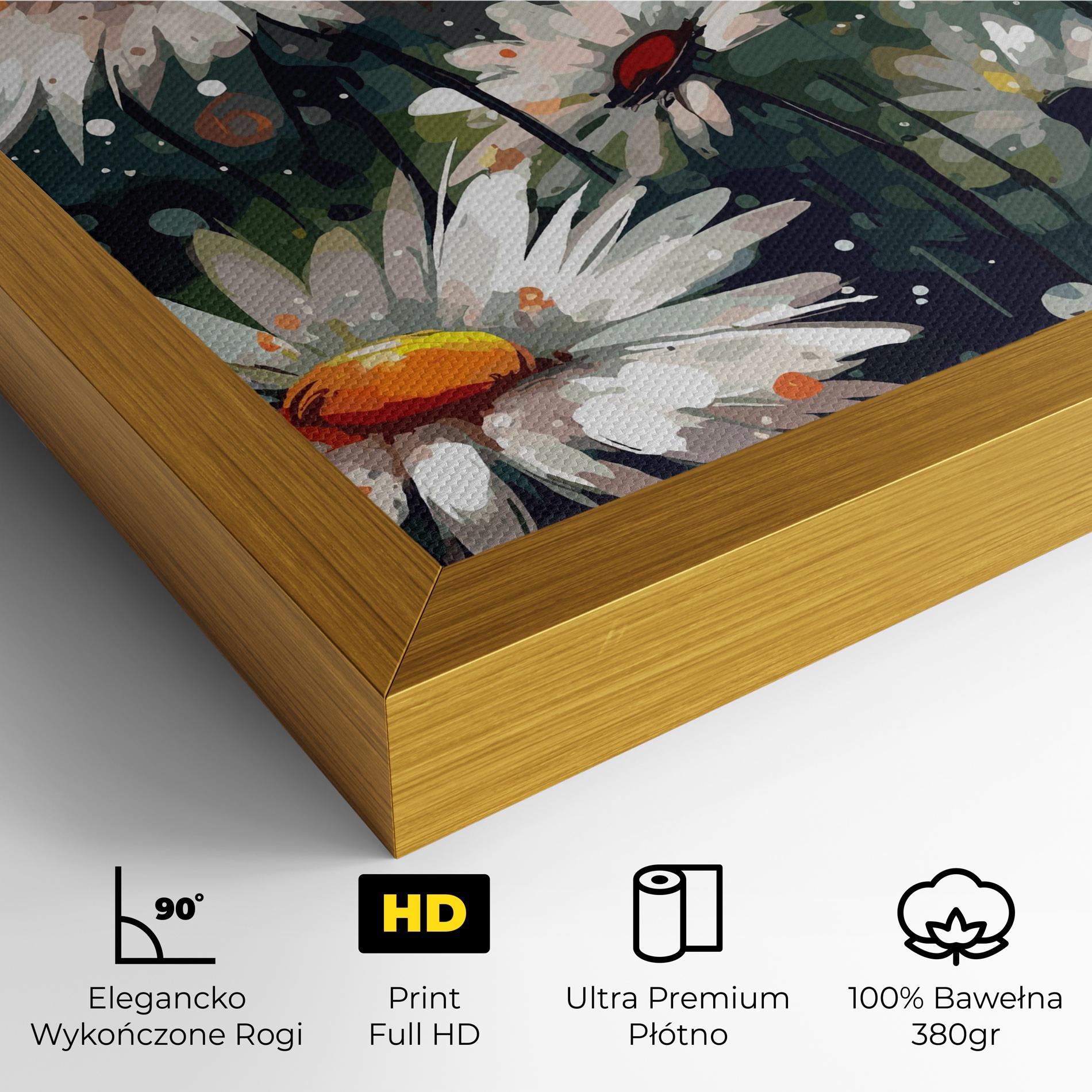 Obraz na Płótnie Daisy Art mockup 4