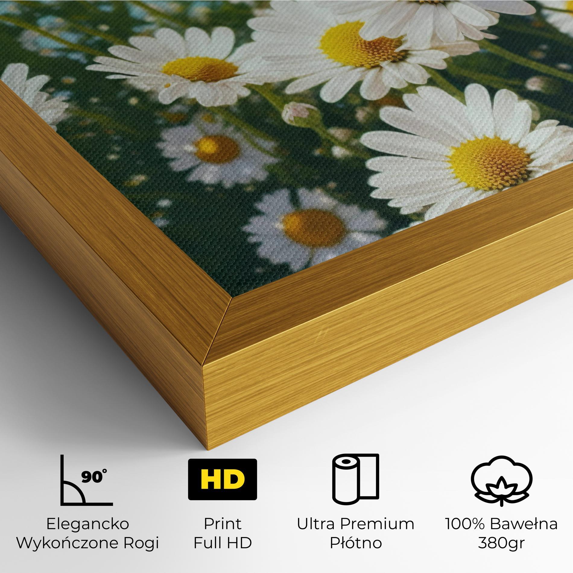 Obraz na Płótnie Daisy Field View mockup 4