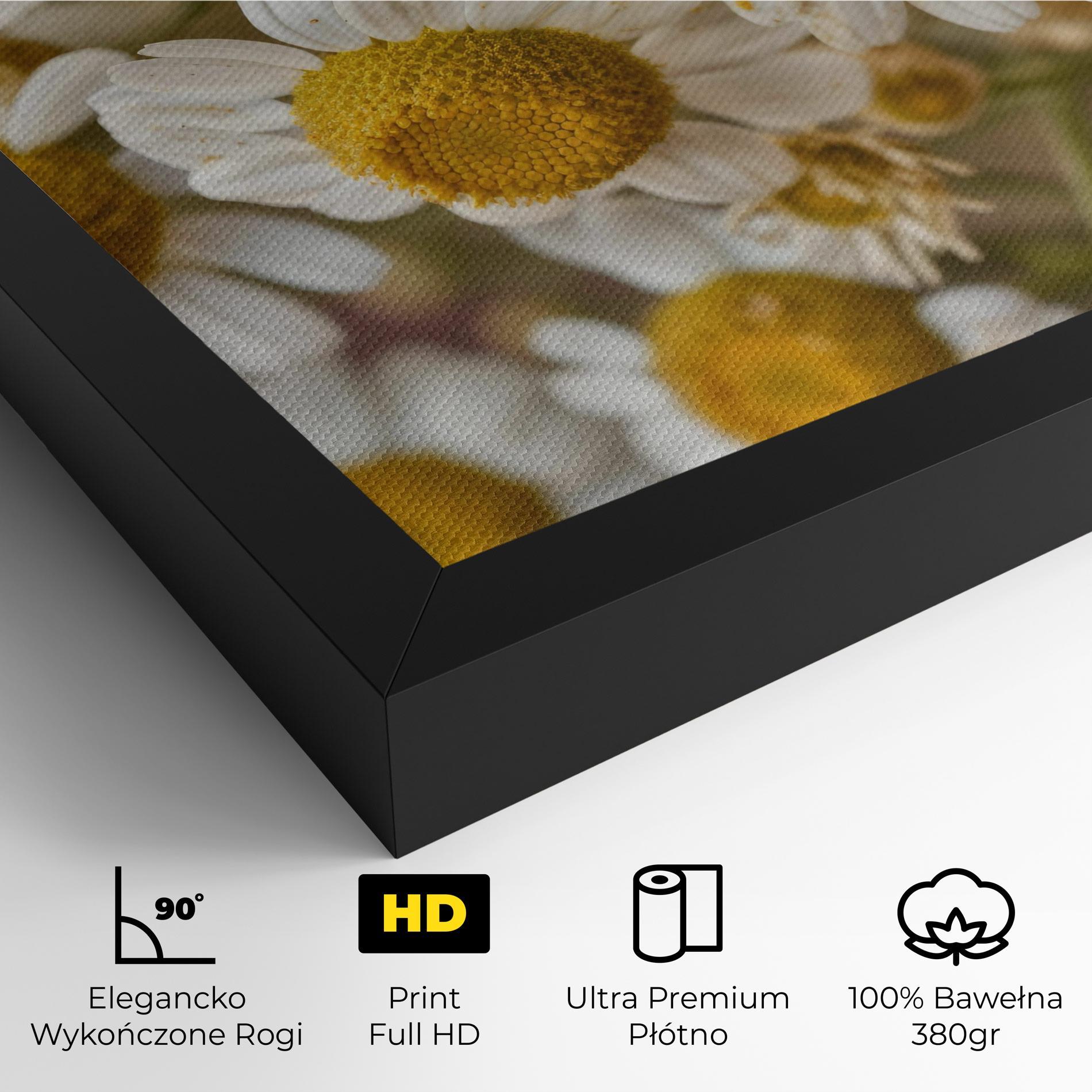Obraz na Płótnie Daisy Wall mockup 4