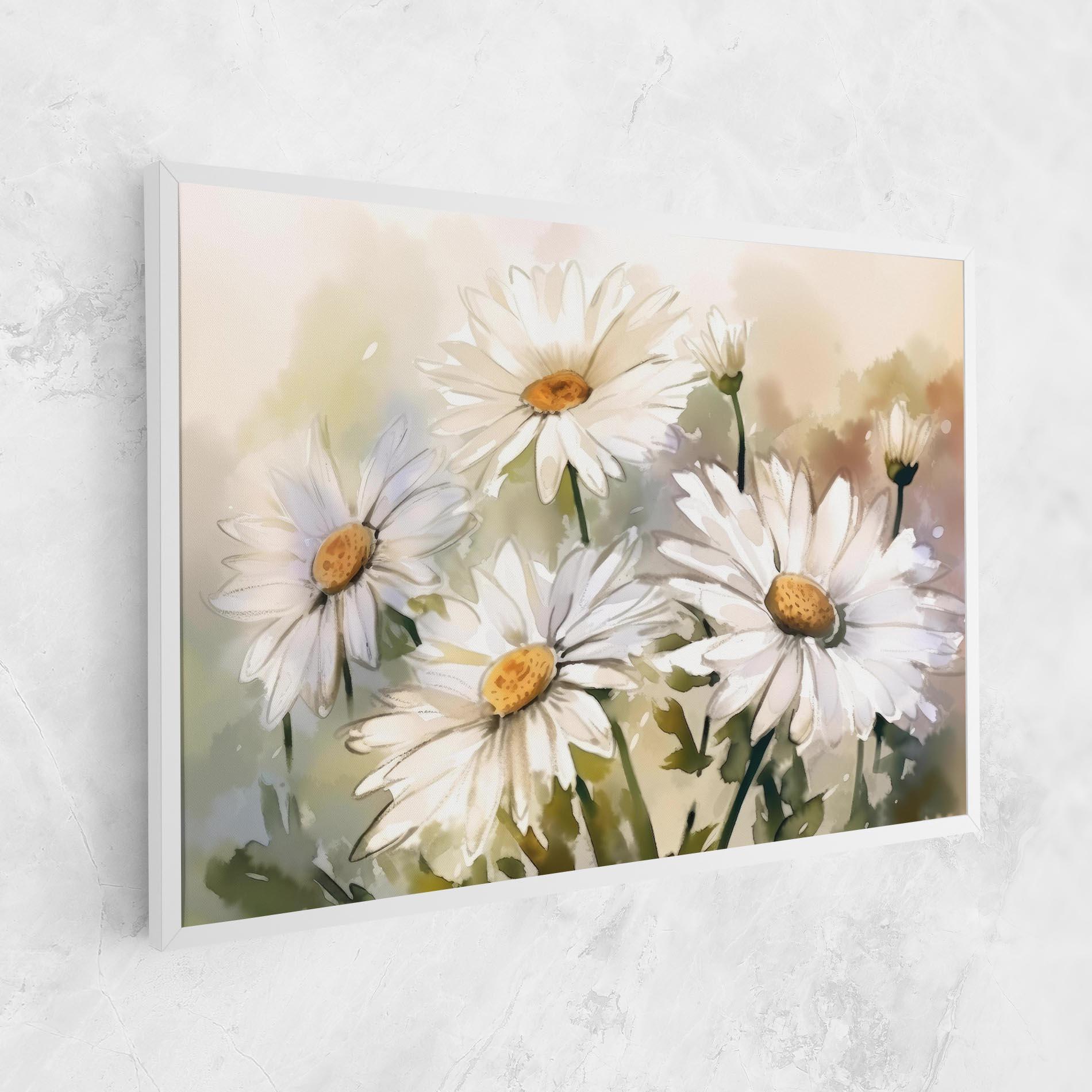 Obraz na Płótnie Daisy Painting mockup 1