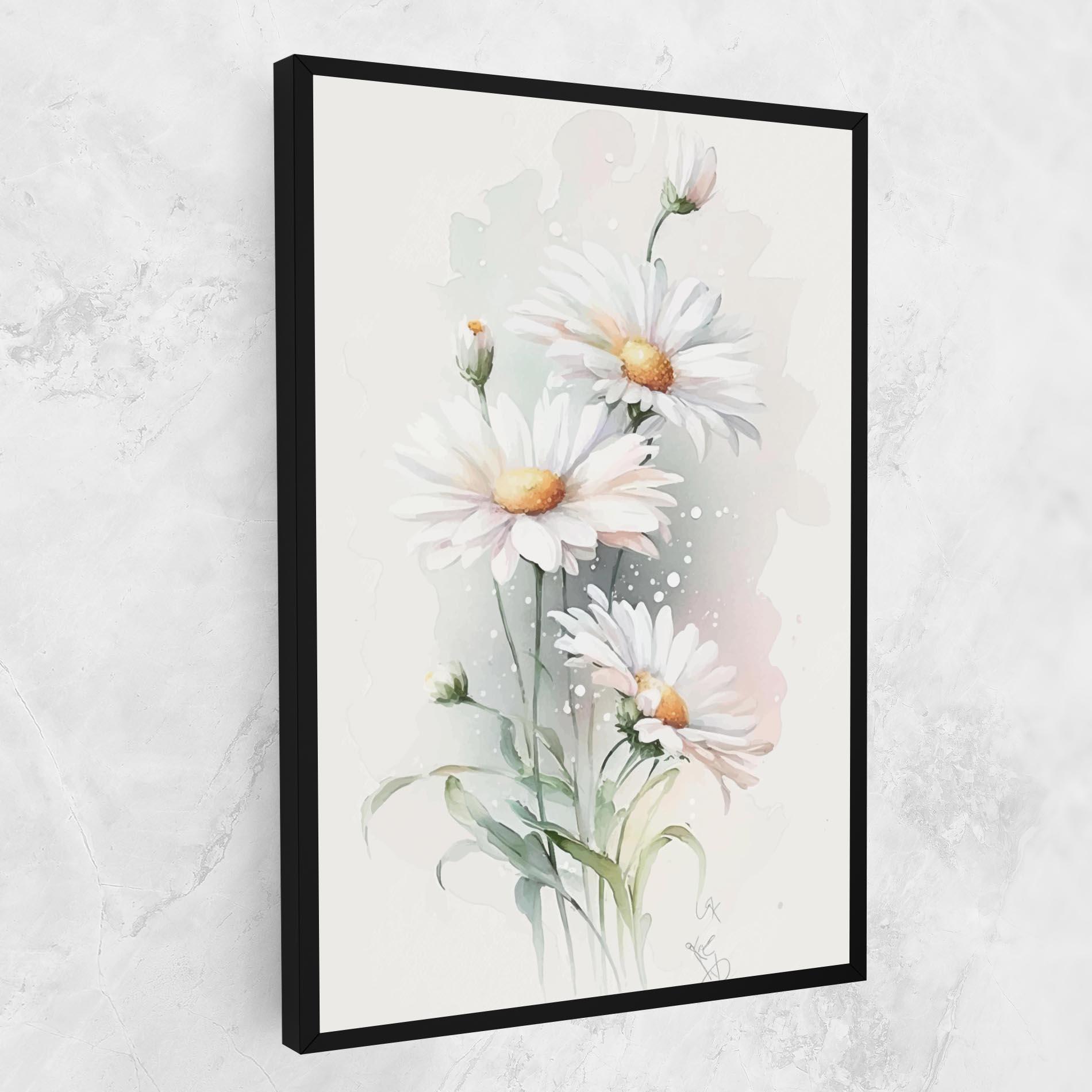 Obraz na Płótnie Dreamy White Daisy mockup 1