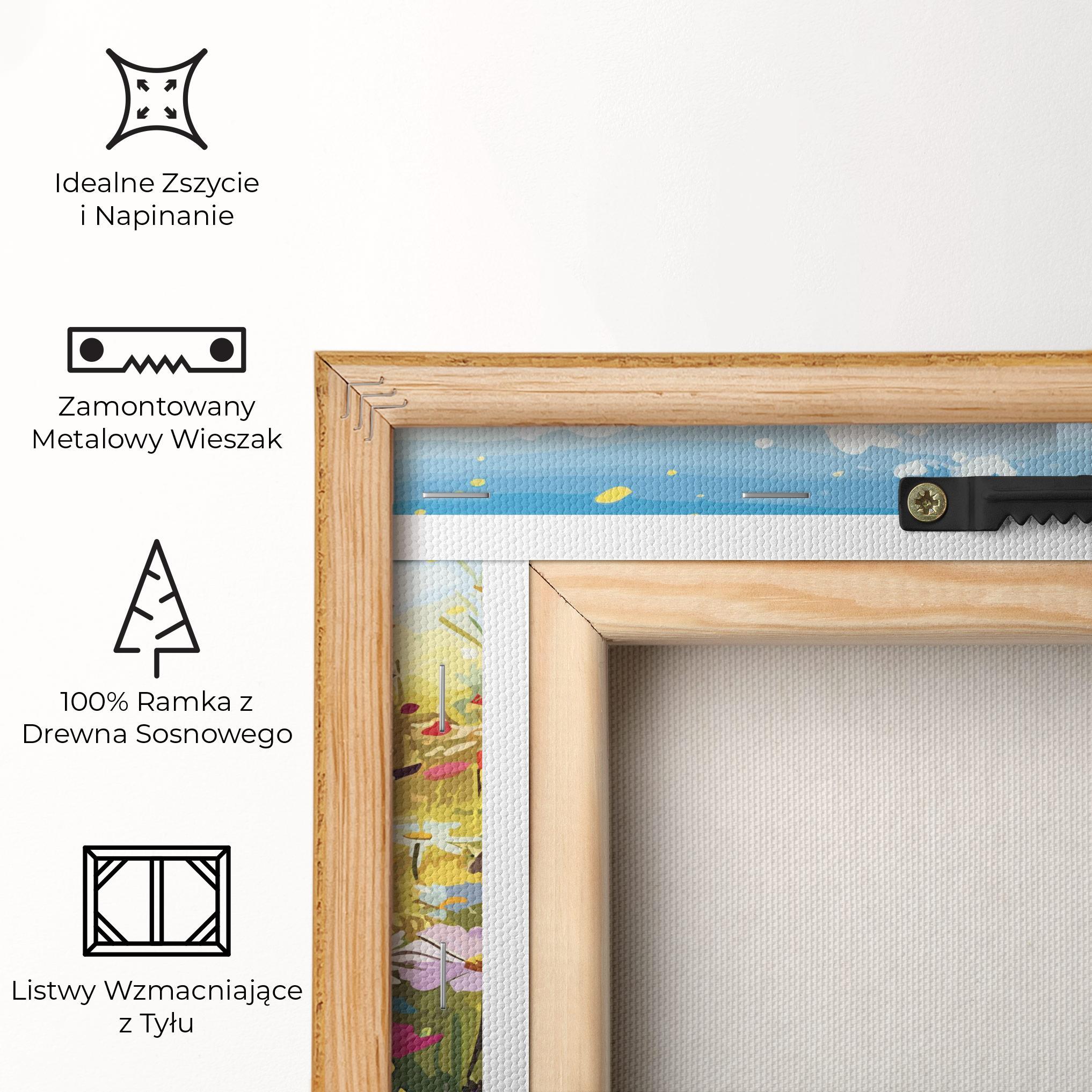 Obraz na Płótnie Colorful Daisy Mix mockup 5