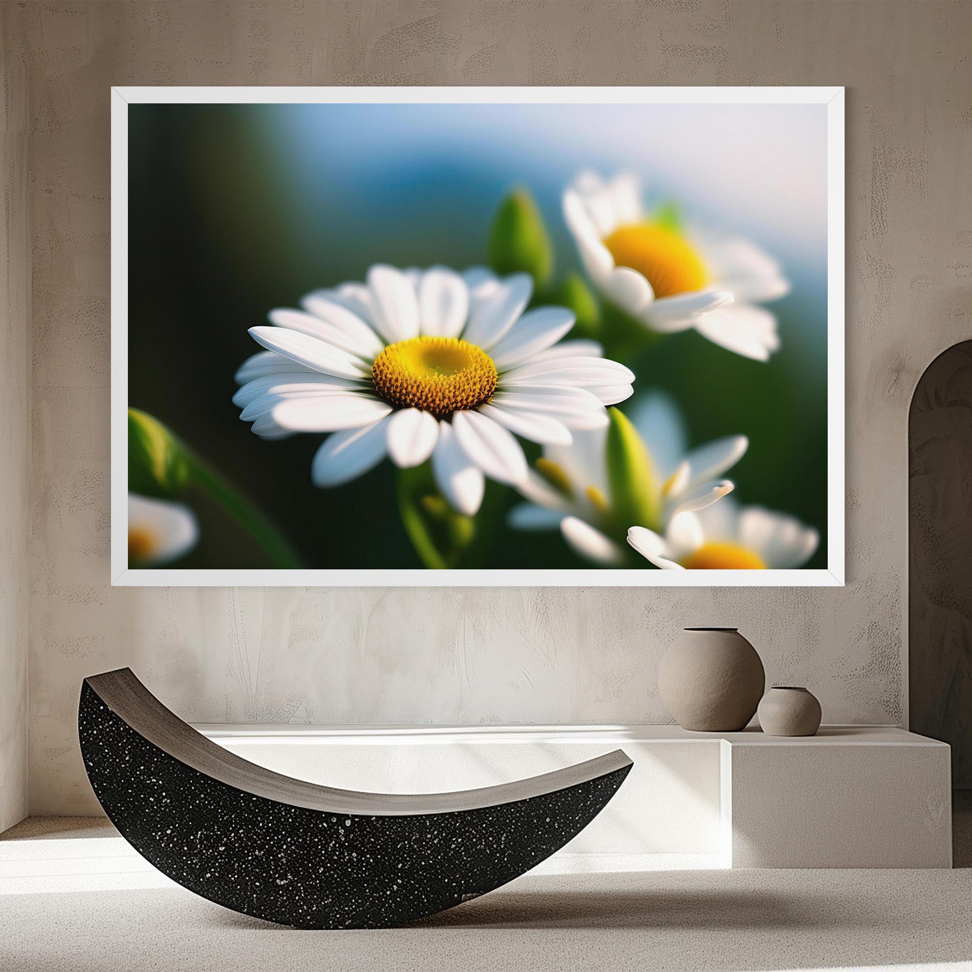 Obraz na Płótnie Daisy In The Sun mockup 8