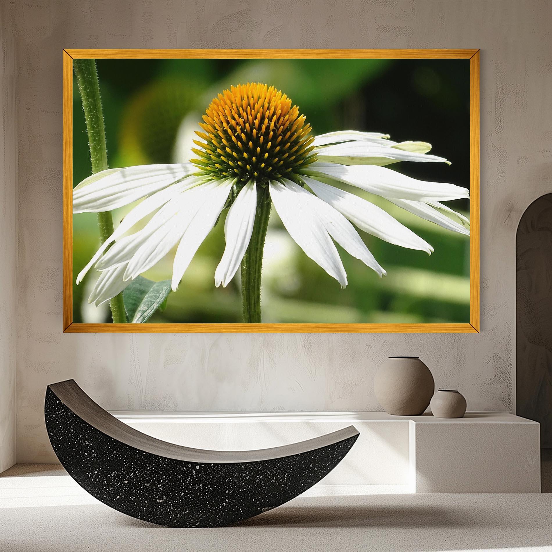 Obraz na Płótnie Green Daisy mockup 8