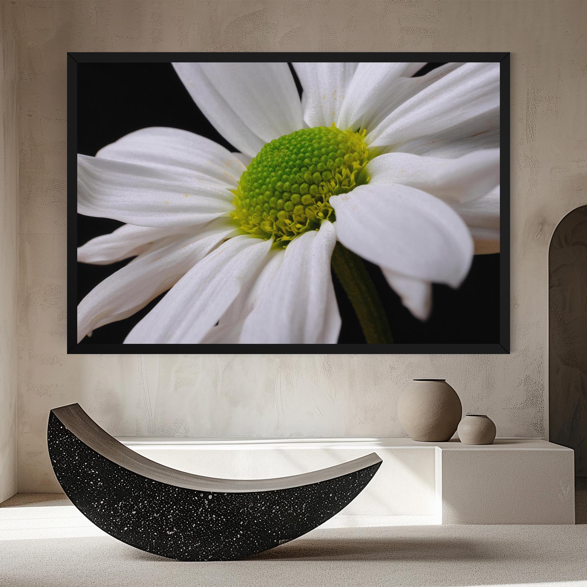 Obraz na Płótnie Green Middle Daisy mockup 8