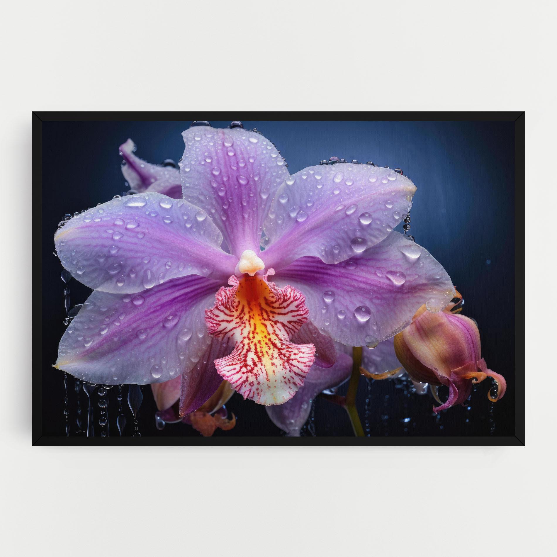Obraz na Płótnie Orchid In Rain mockup 0