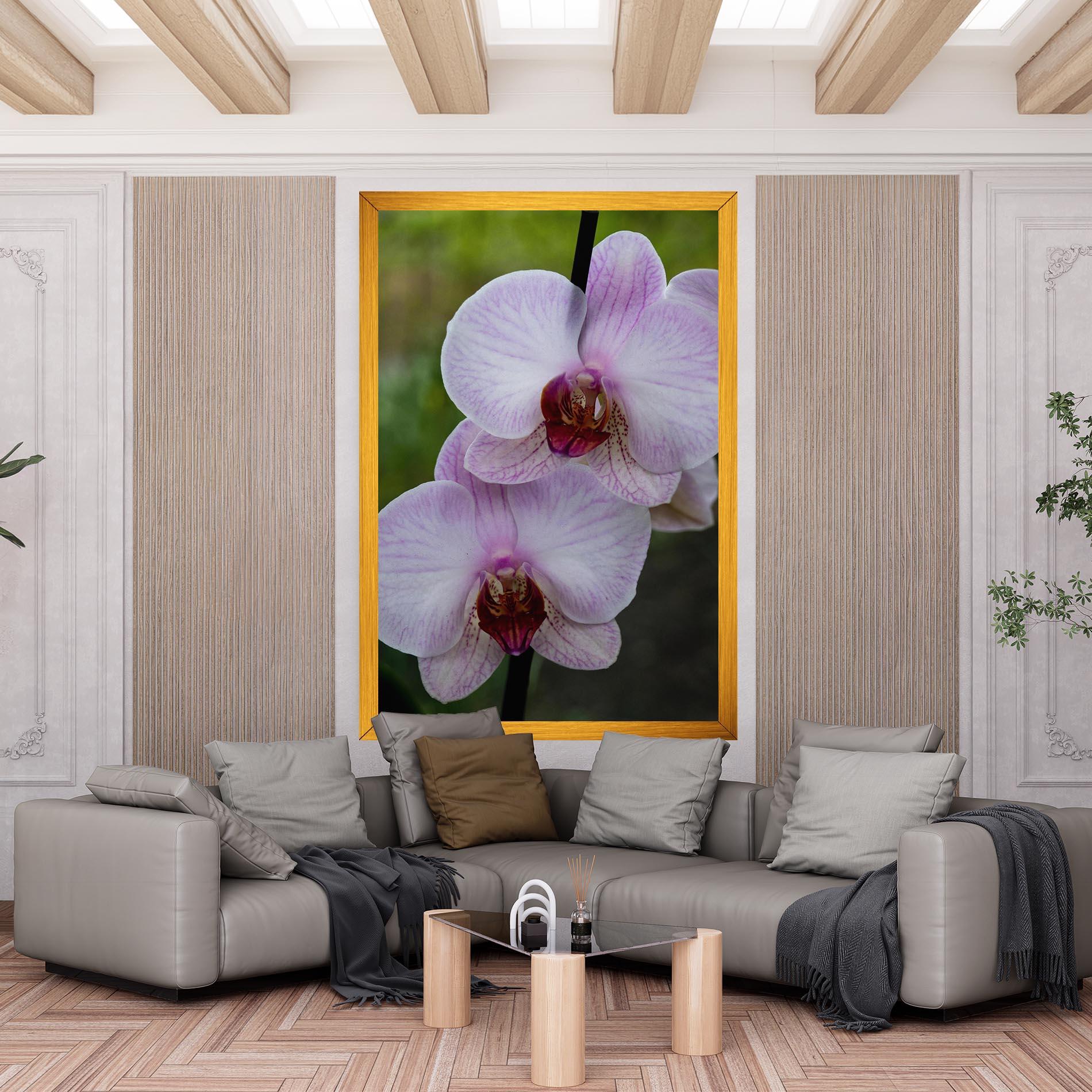 Obraz na Płótnie Garden Light Purple Orchid mockup 6