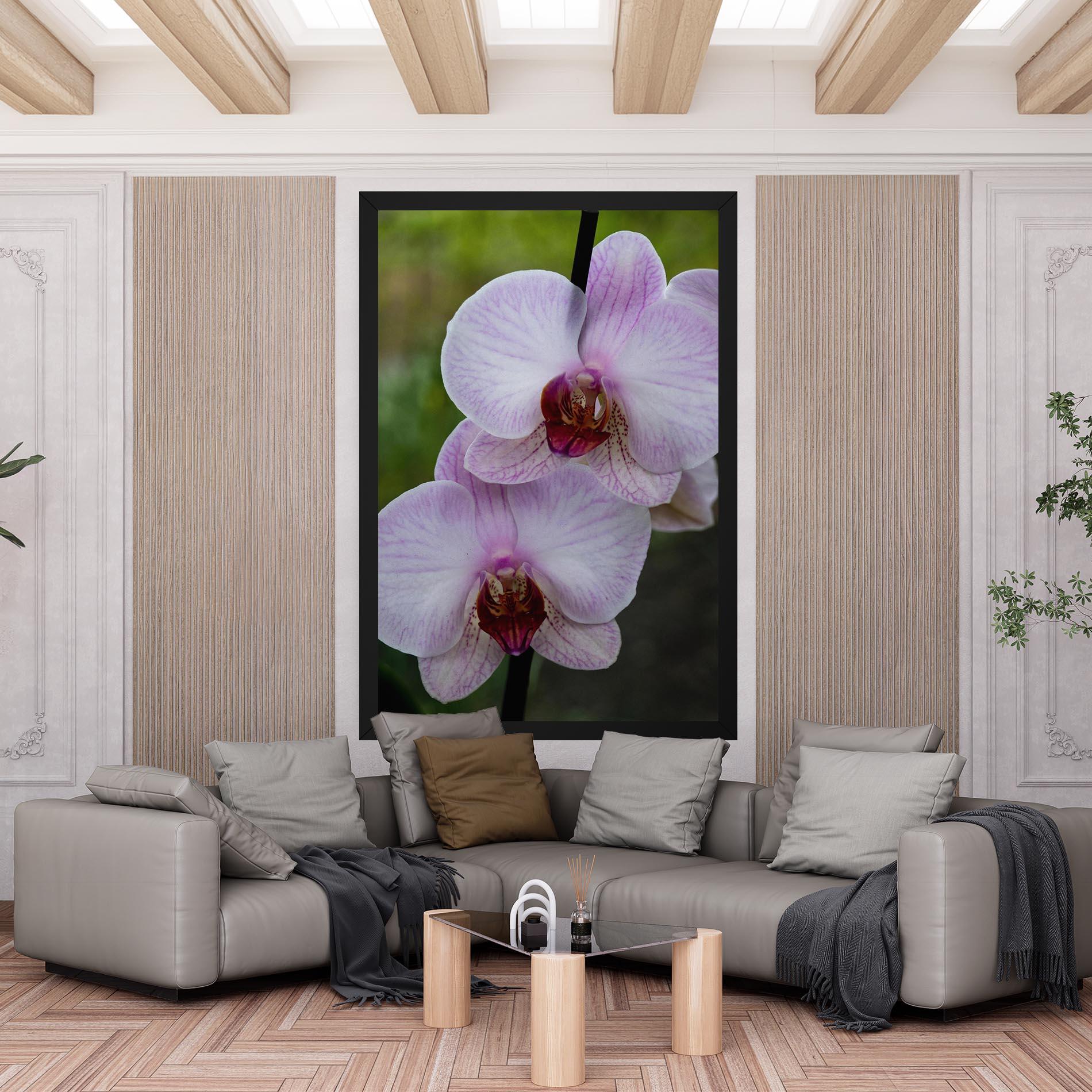 Obraz na Płótnie Garden Light Purple Orchid mockup 6
