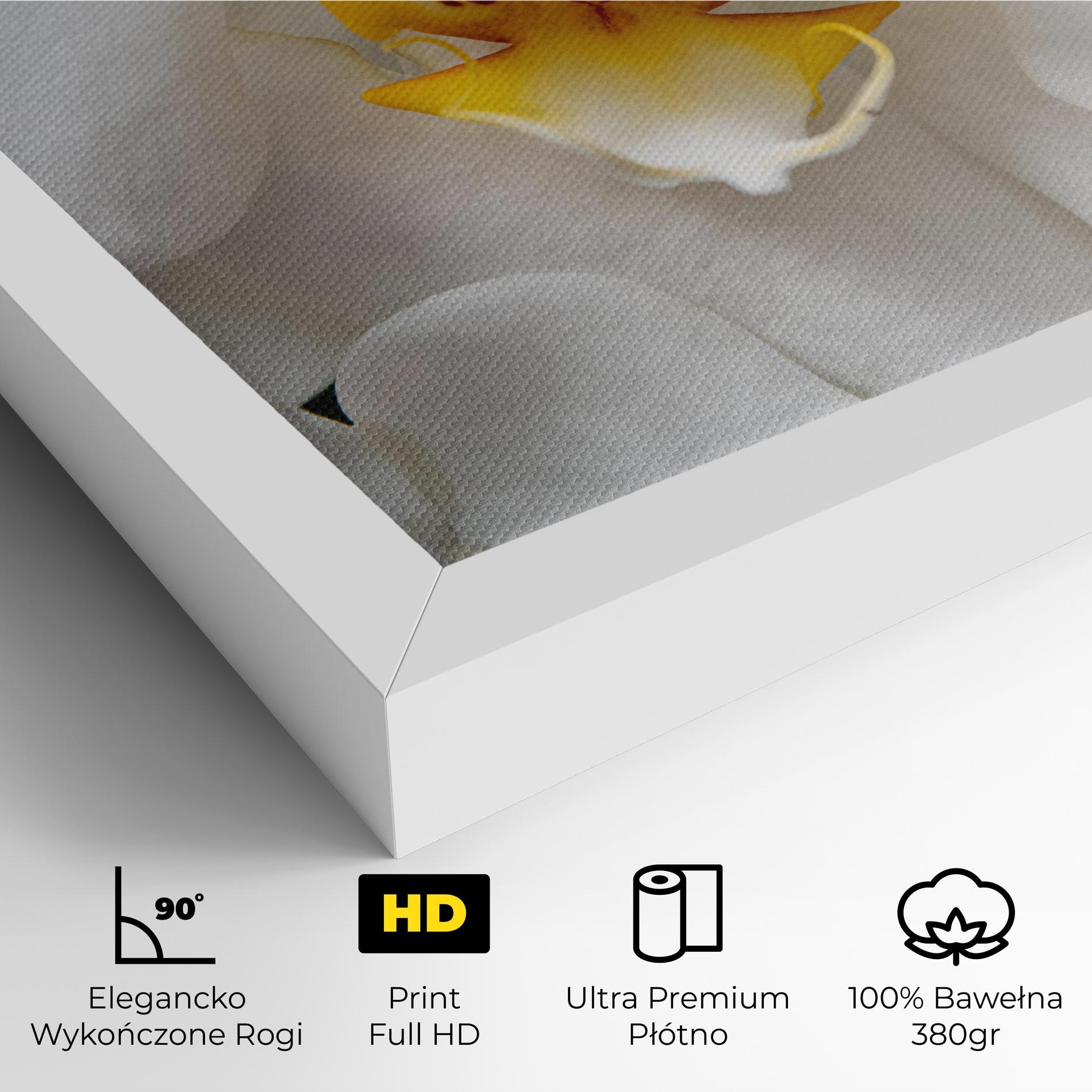 Obraz na Płótnie Big Orchid Close Up mockup 4