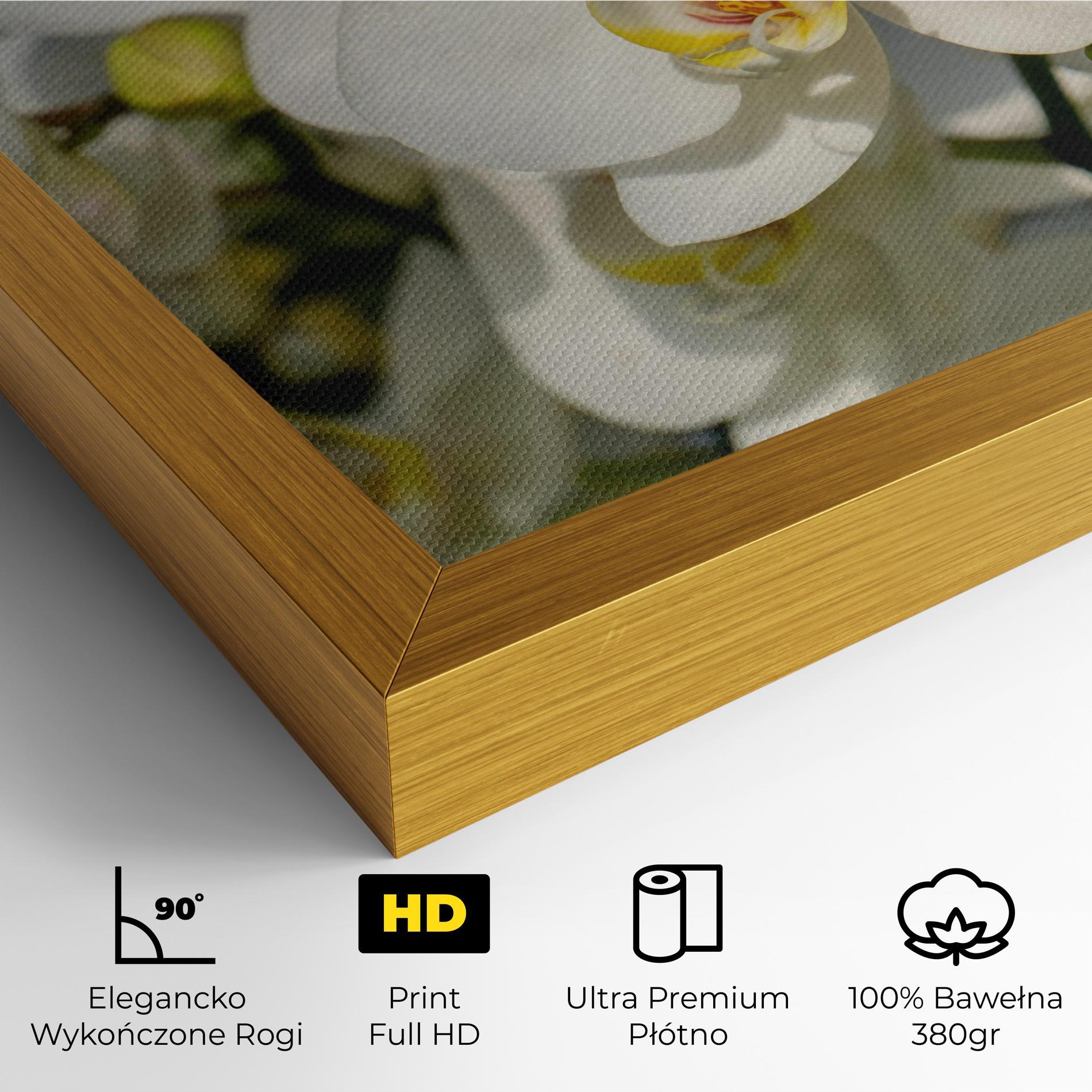 Obraz na Płótnie Big Orchids In Nature mockup 4