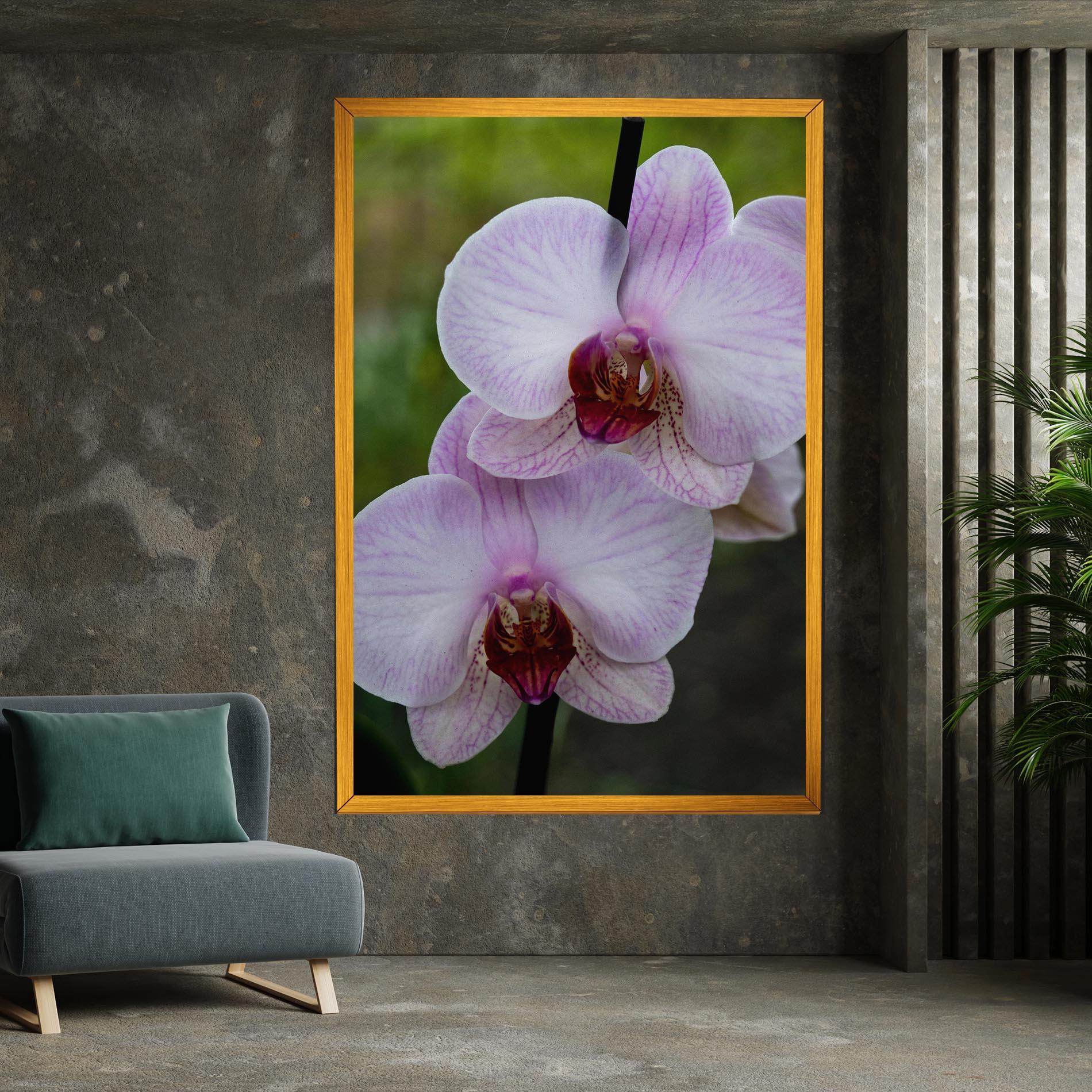 Obraz na Płótnie Garden Light Purple Orchid mockup 7