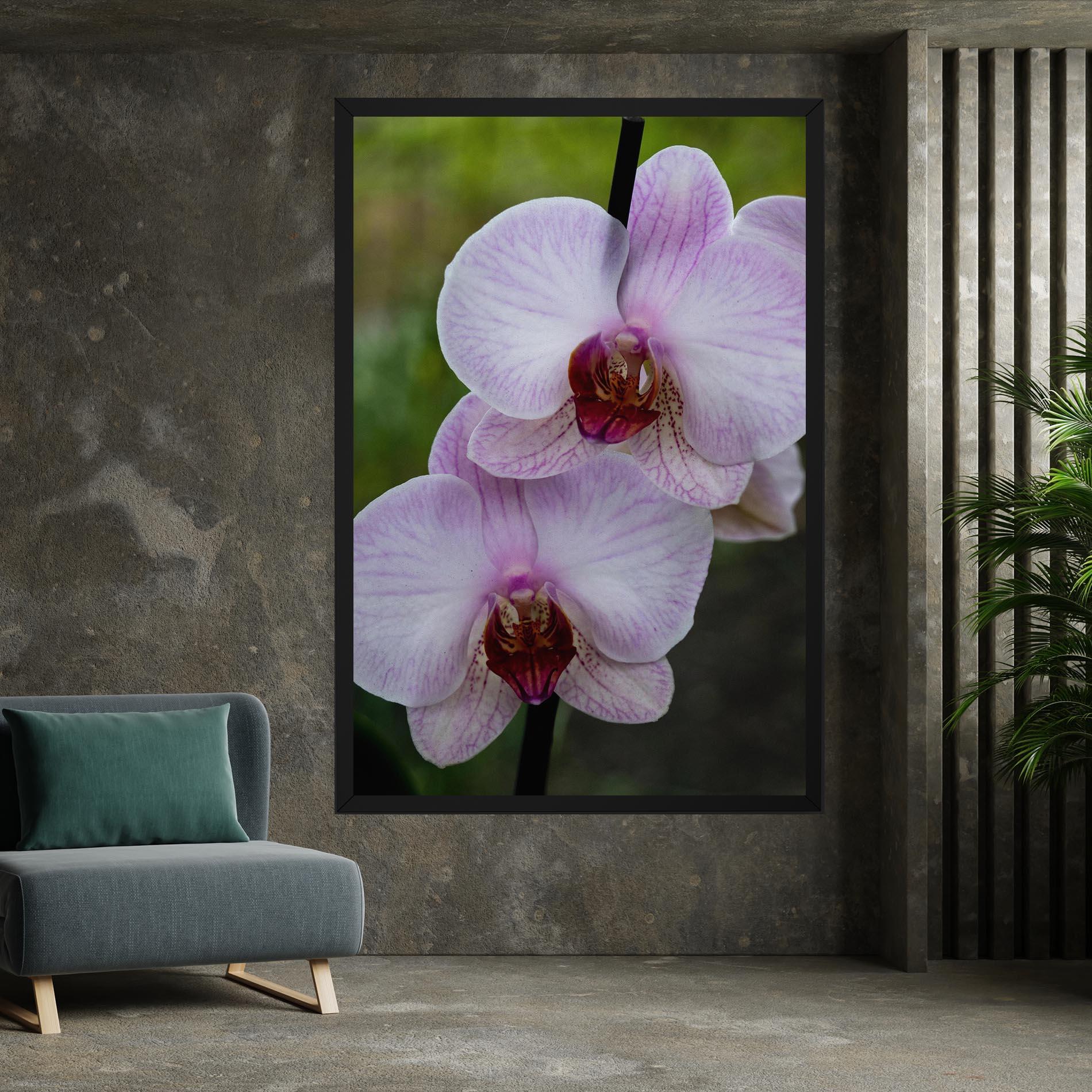 Obraz na Płótnie Garden Light Purple Orchid mockup 7