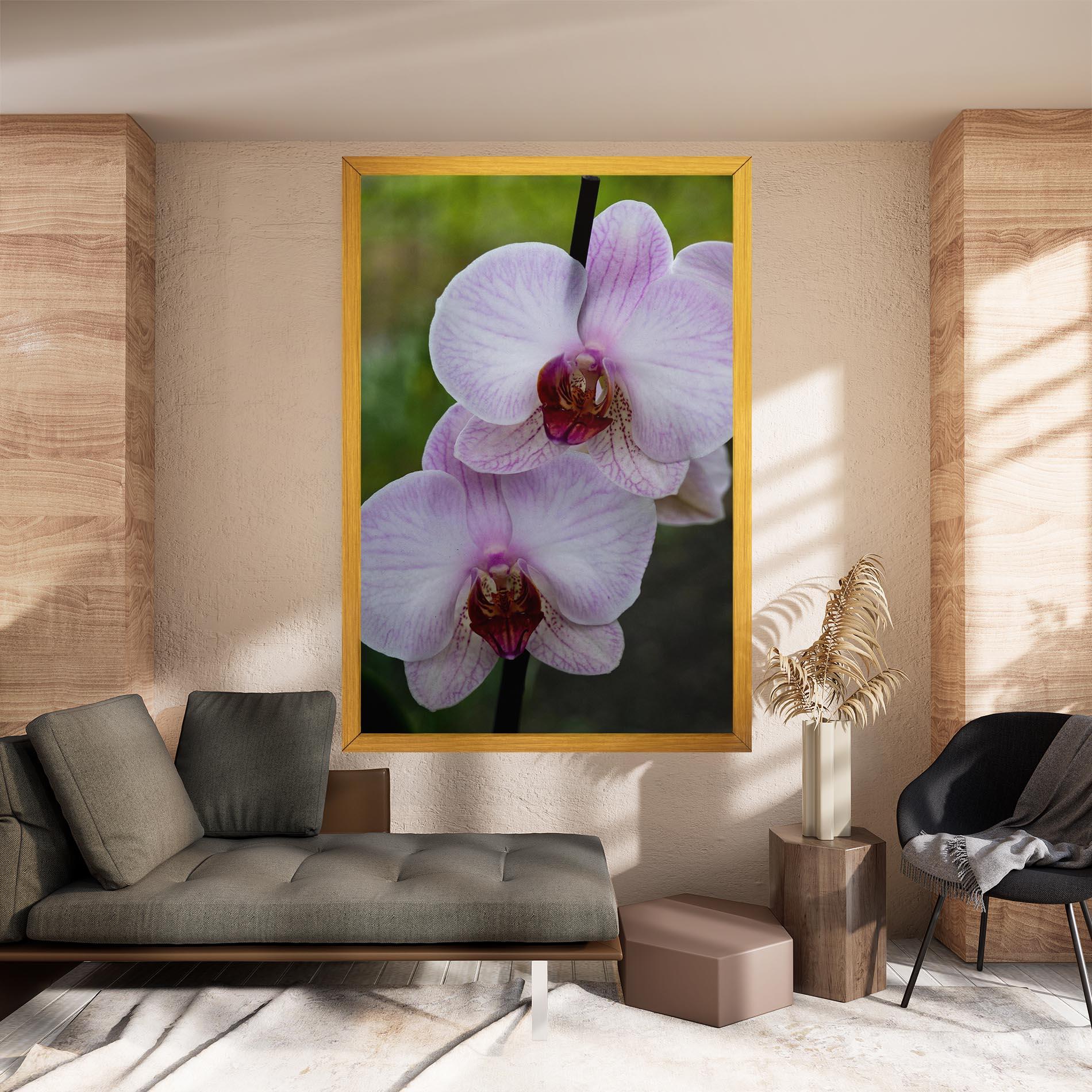 Obraz na Płótnie Garden Light Purple Orchid mockup 8