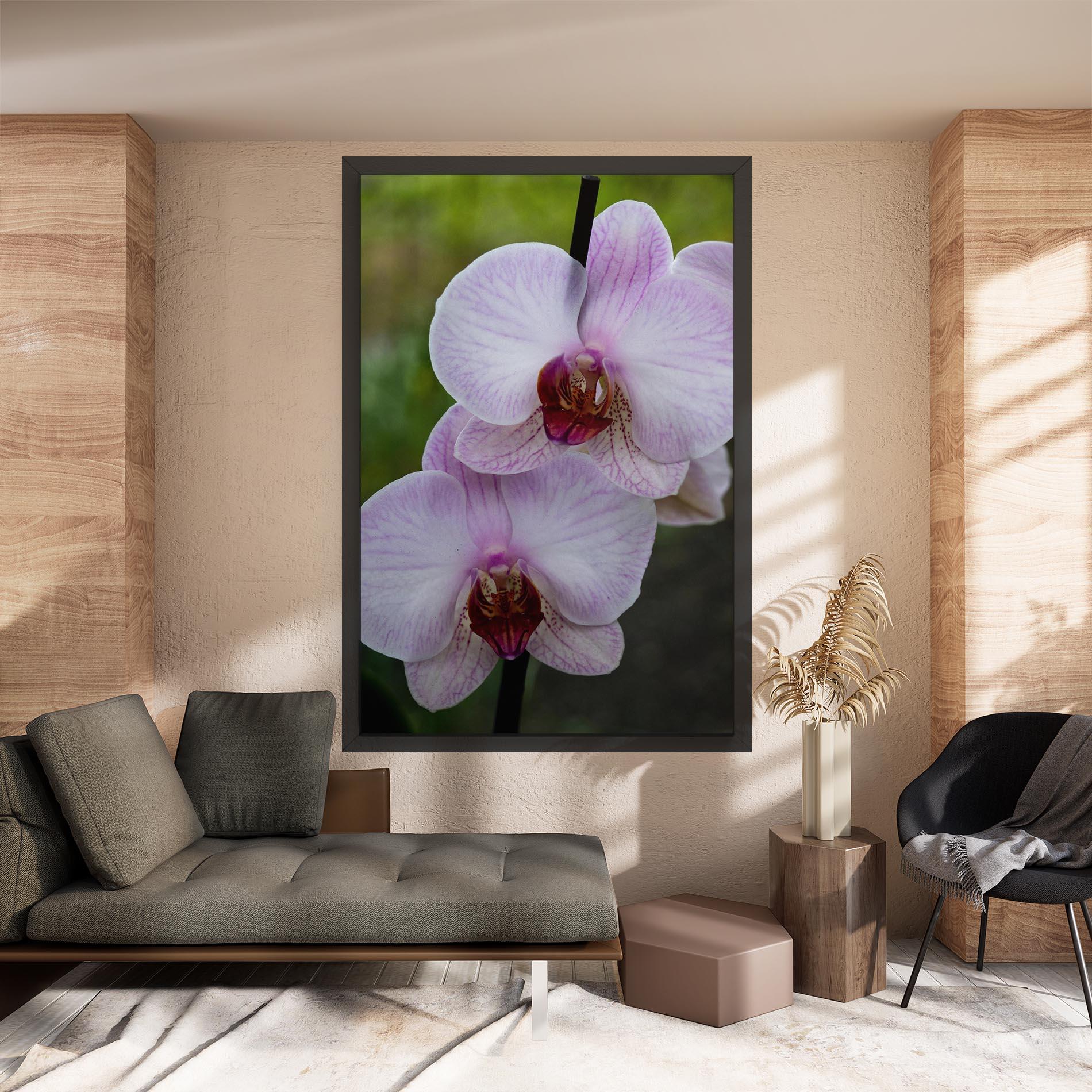 Obraz na Płótnie Garden Light Purple Orchid mockup 8