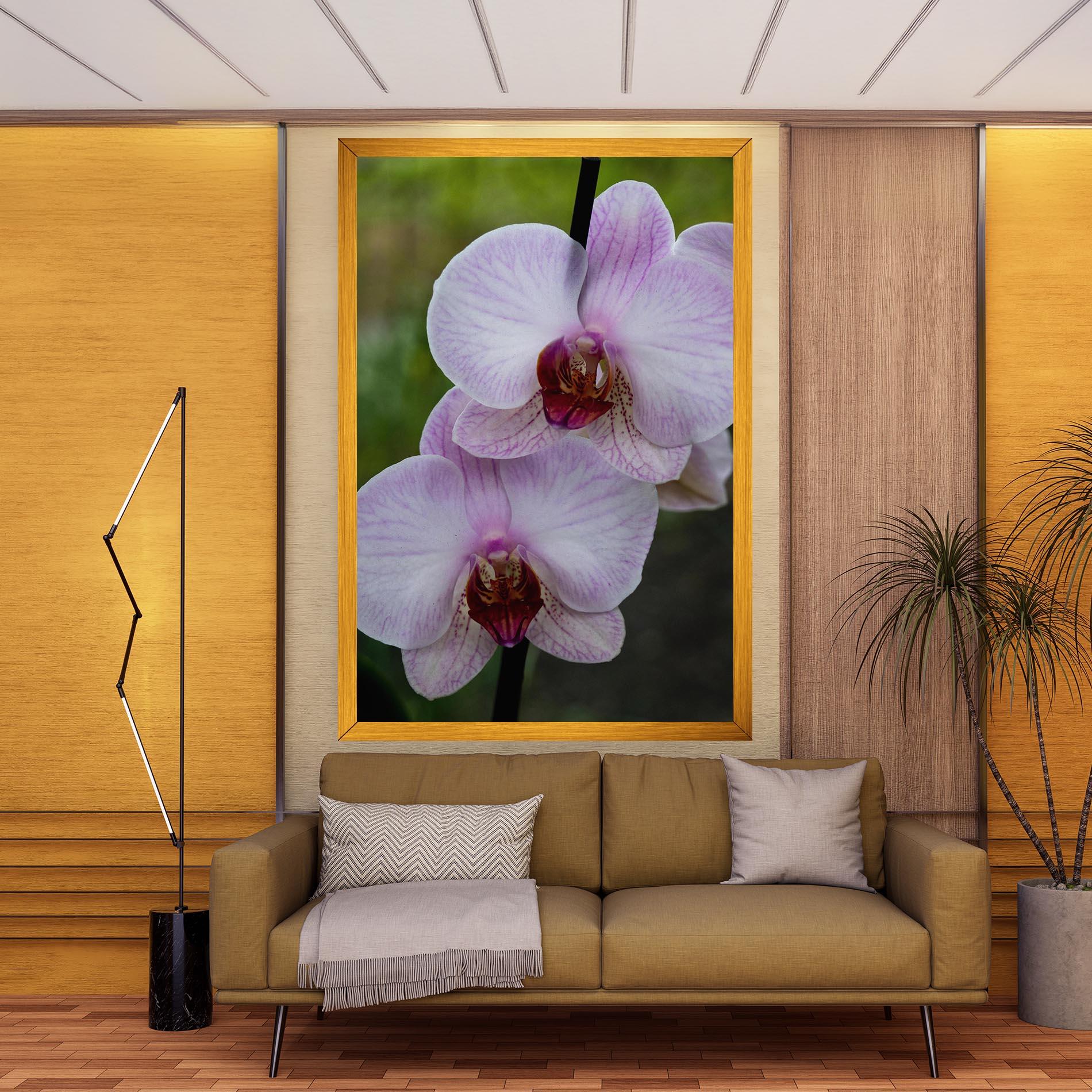 Obraz na Płótnie Garden Light Purple Orchid mockup 9