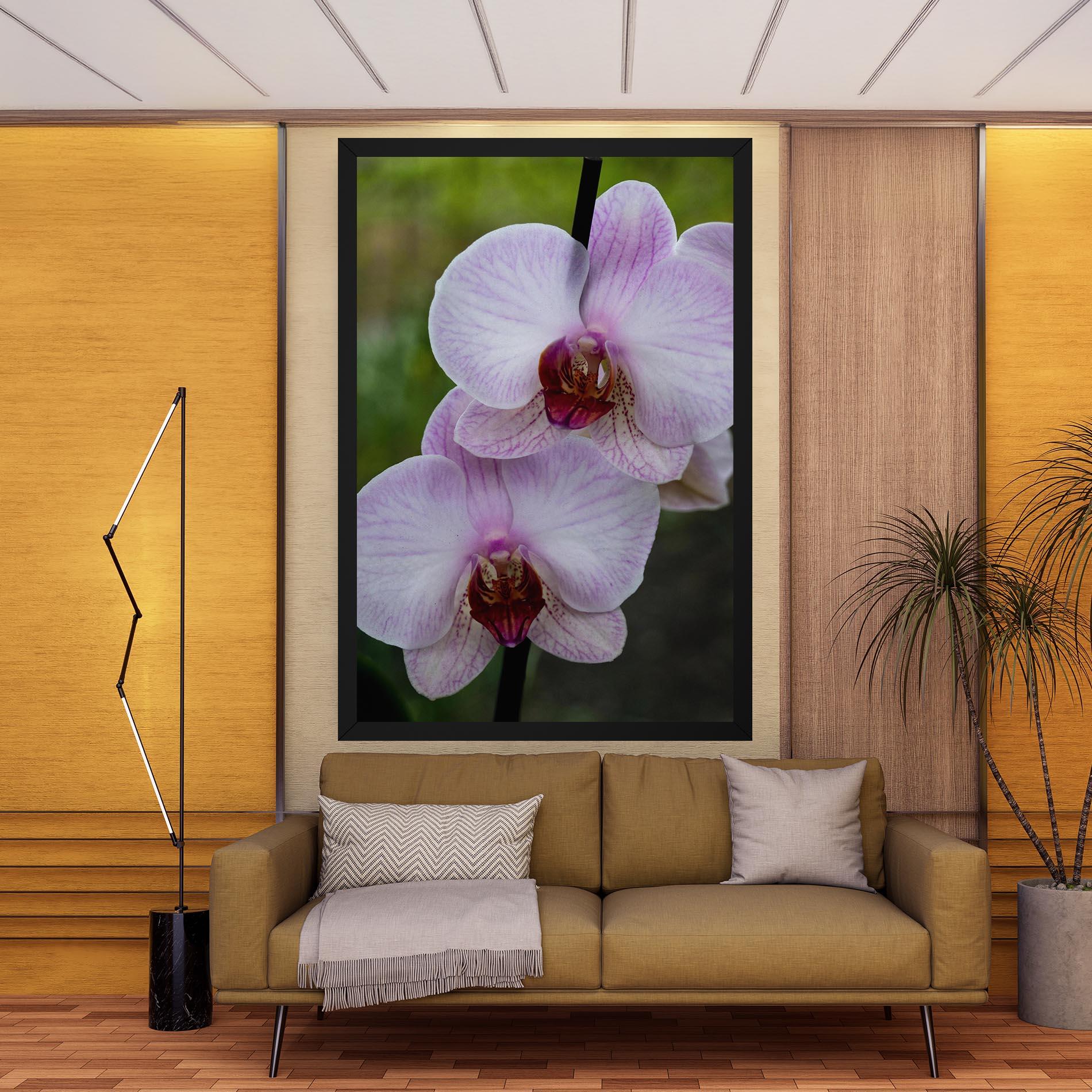 Obraz na Płótnie Garden Light Purple Orchid mockup 9
